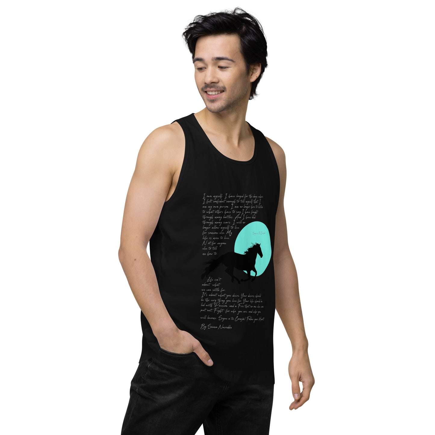 SIGUE A TU CORAZON (Follow Your Heart) Premium Tank Top