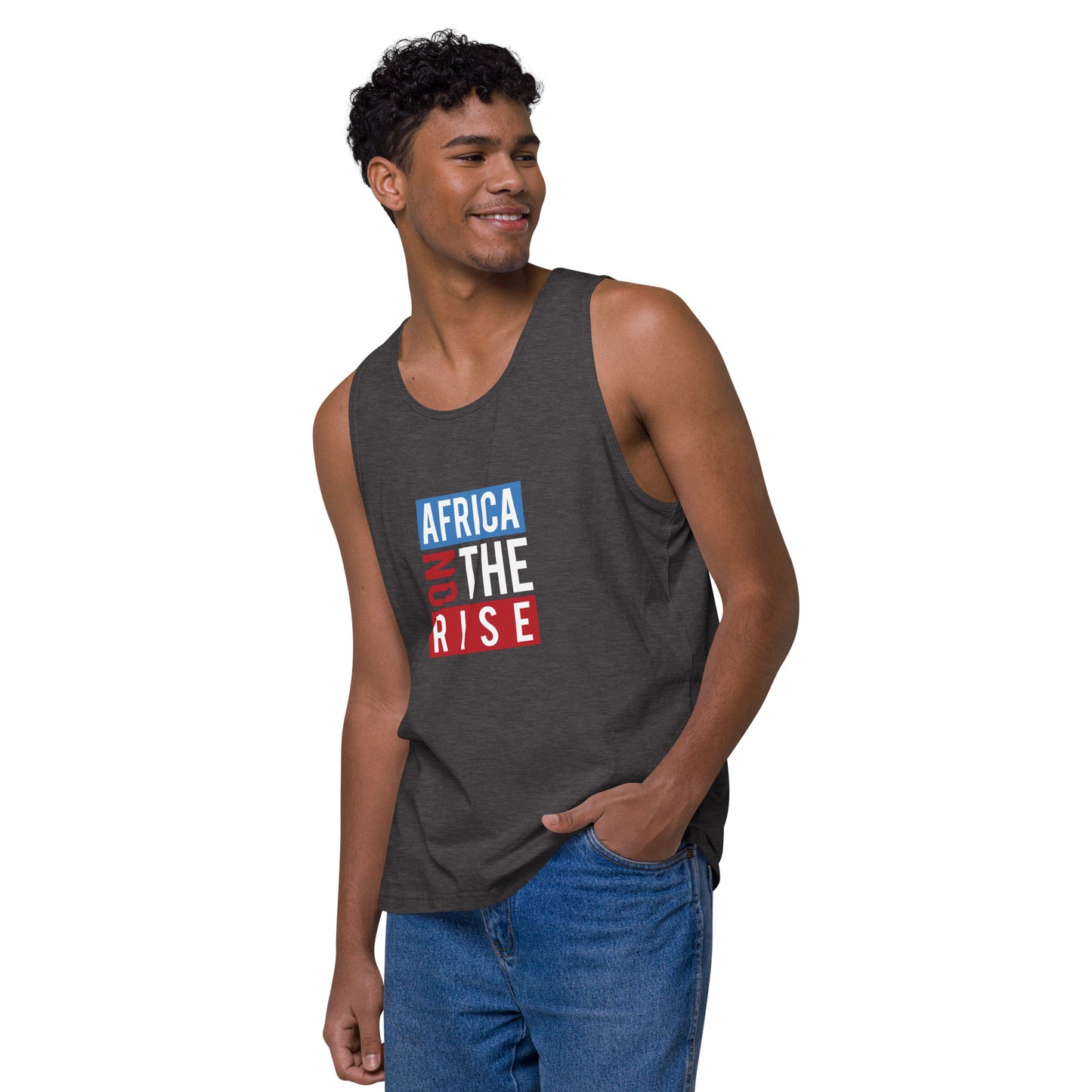 AFRICA ON THE RISE Premium Tank Top