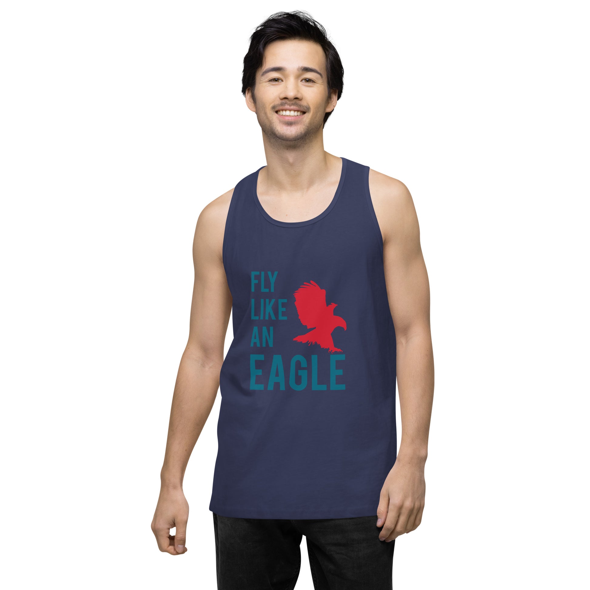 FLY LIKE AN EAGLE Premium Tank Top - SOULSKY