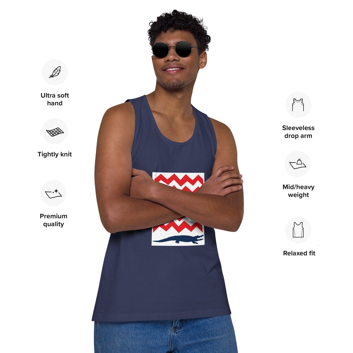 BE PATIENT Premium Tank Top (Dark Colors)