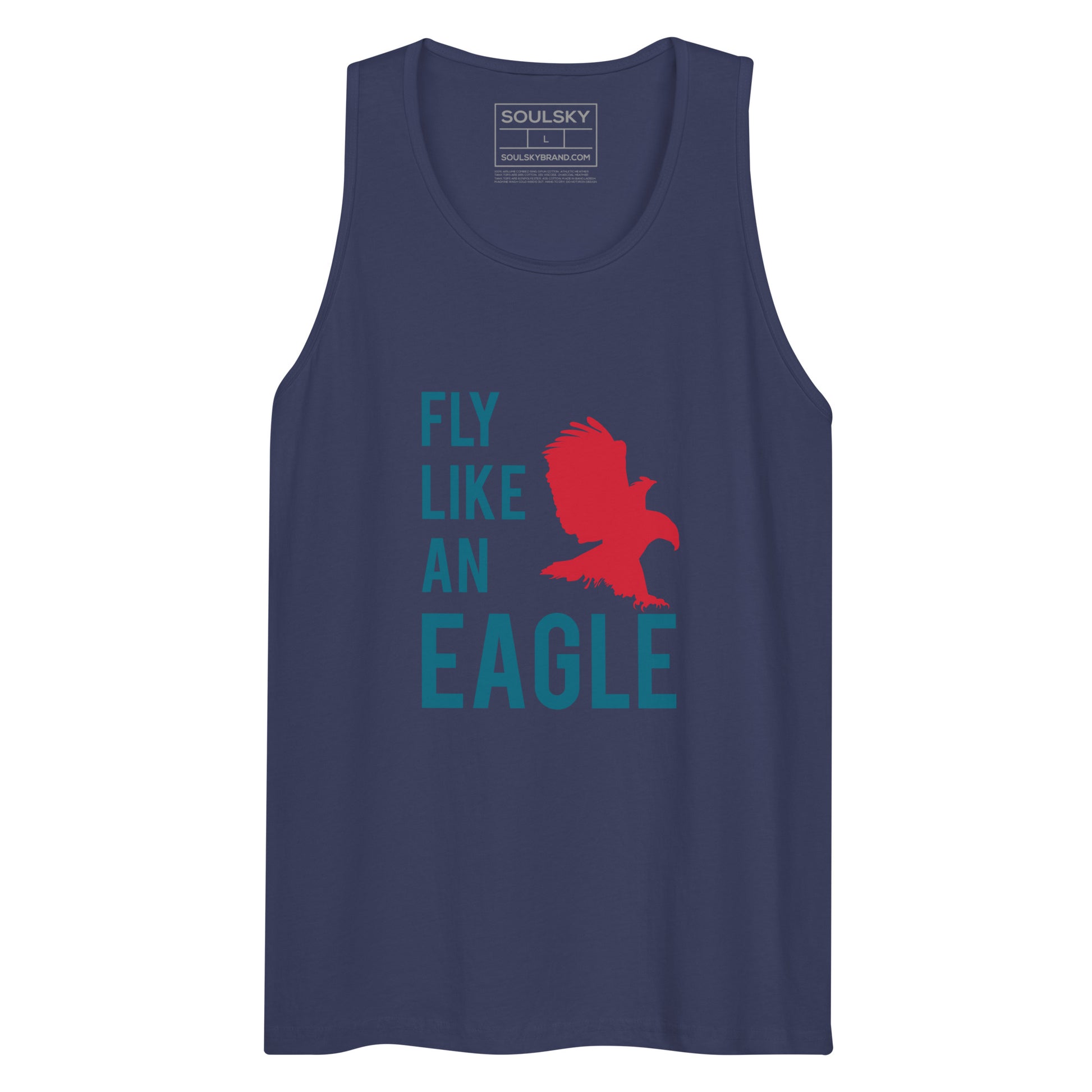 FLY LIKE AN EAGLE Premium Tank Top - SOULSKY