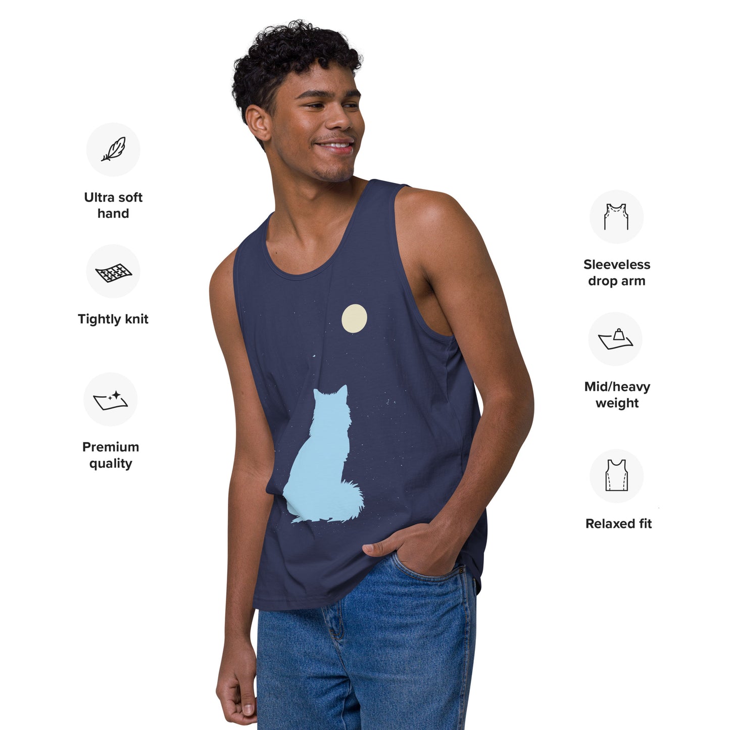 STAR GAZING Premium Tank Top