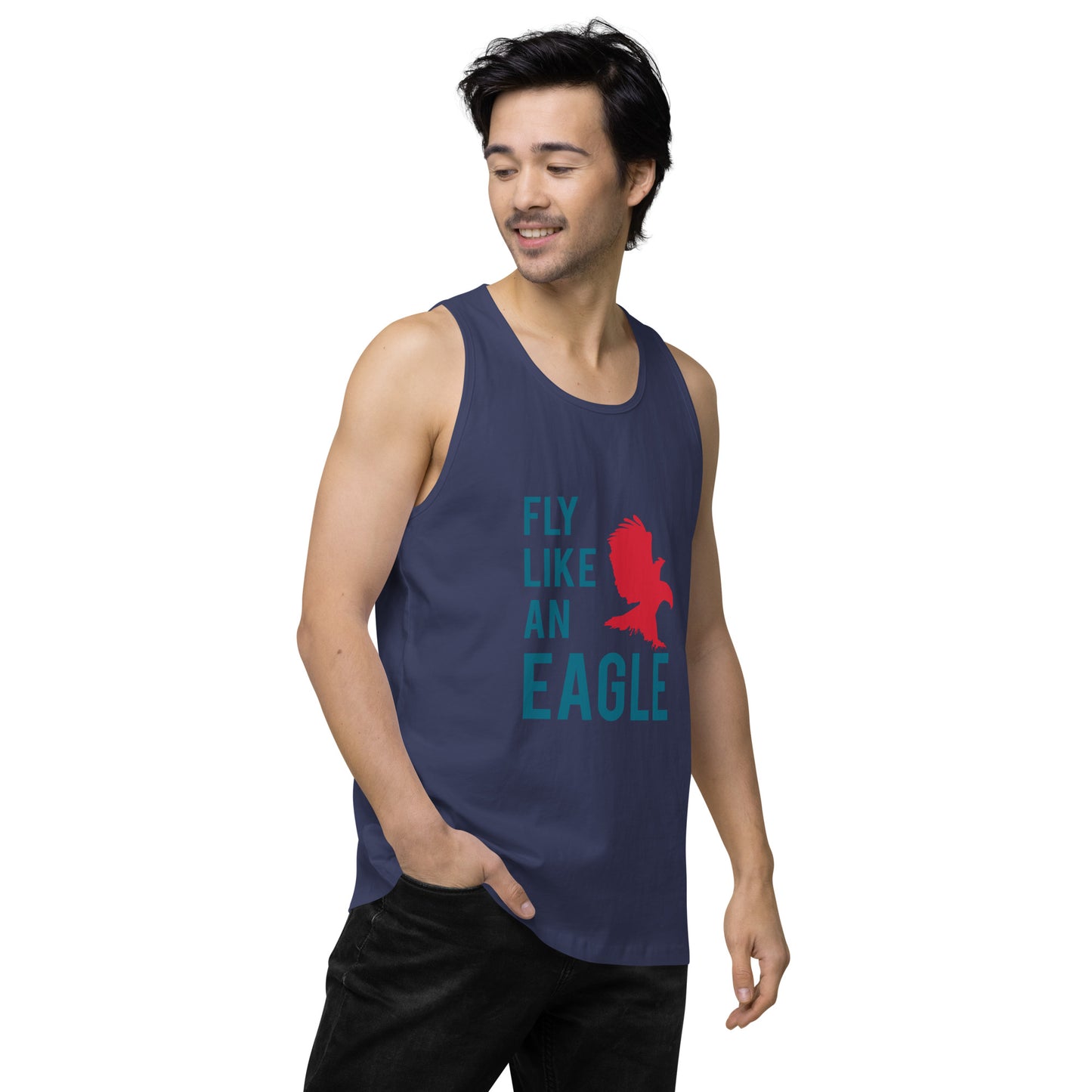 FLY LIKE AN EAGLE Premium Tank Top
