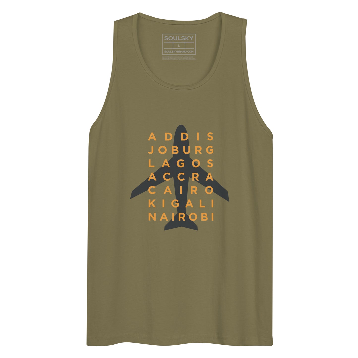 AFRICAN CITIES Premium Tank Top