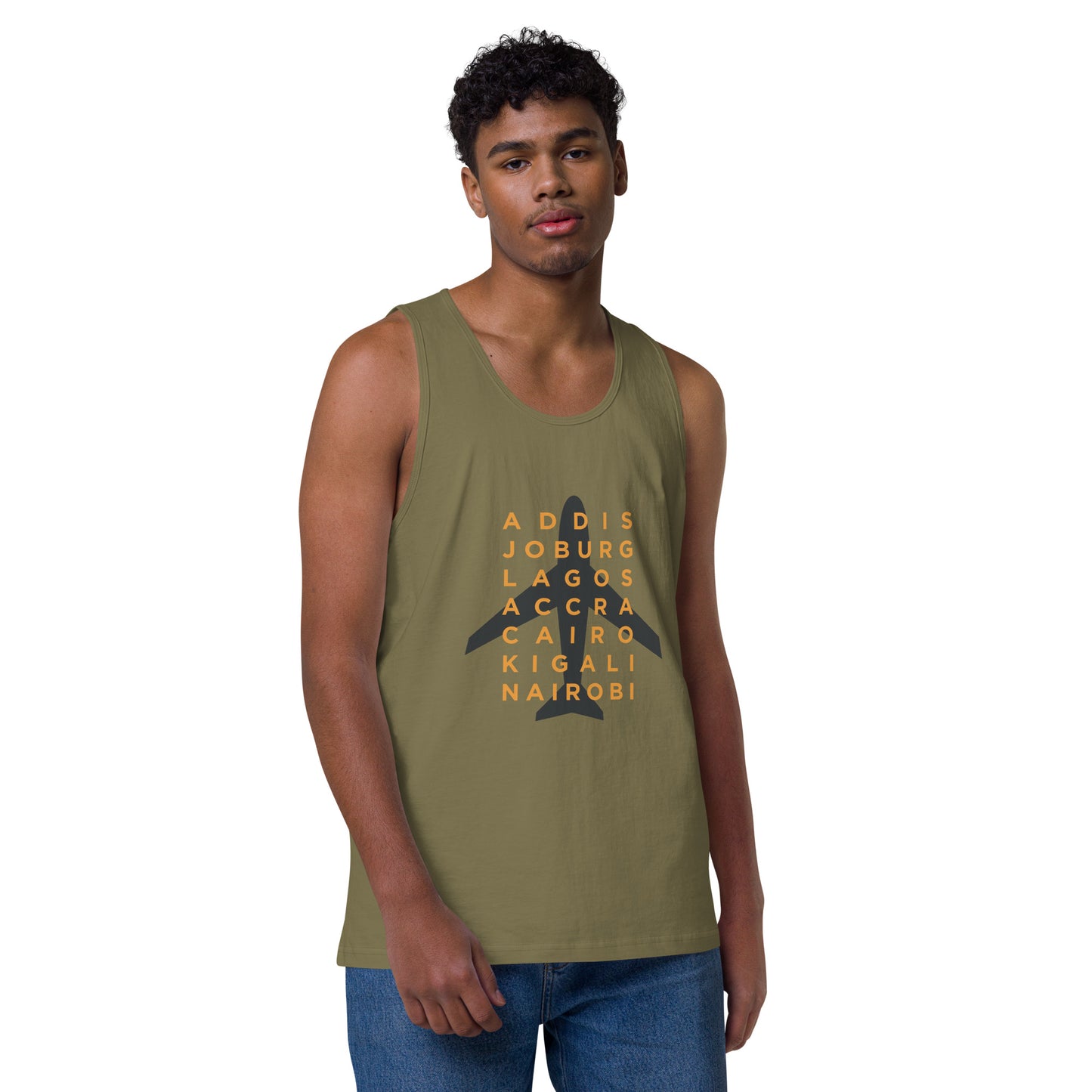 AFRICAN CITIES Premium Tank Top