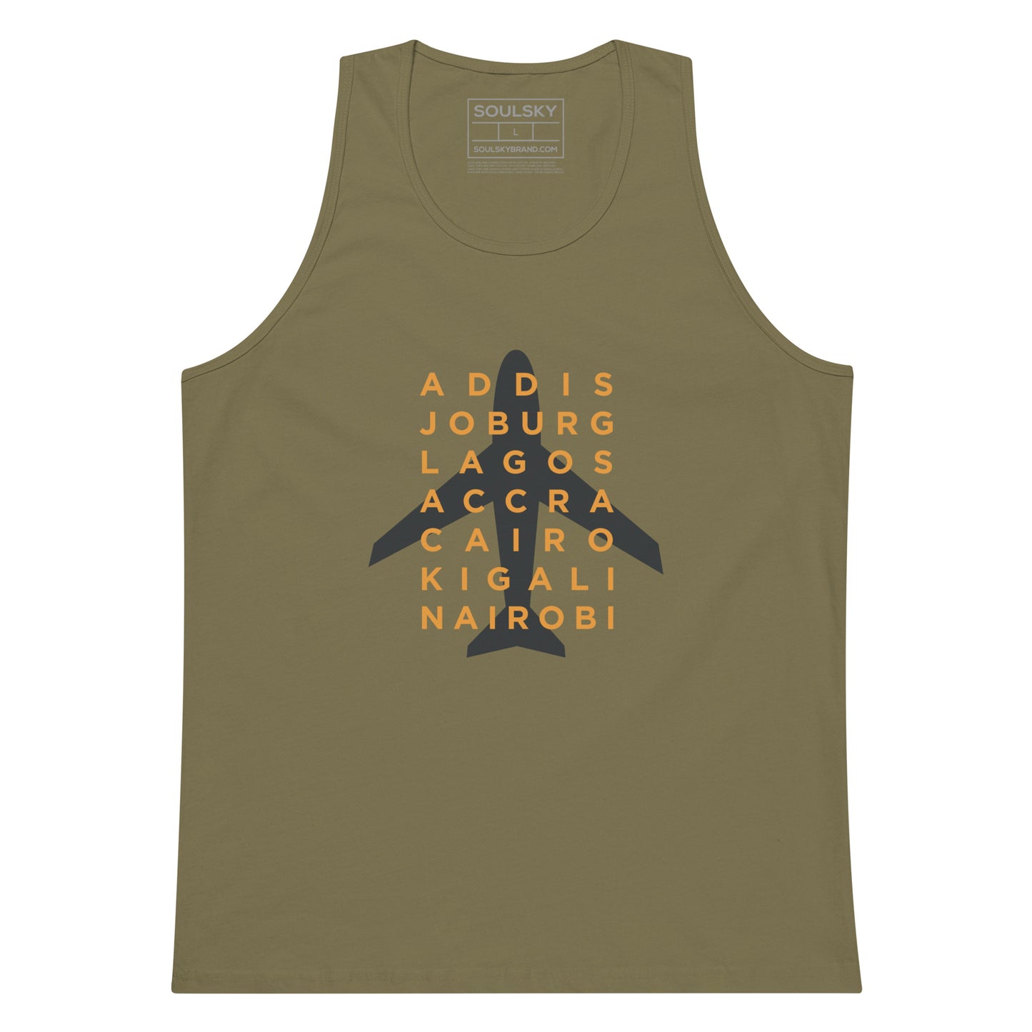AFRICAN CITIES Premium Tank Top