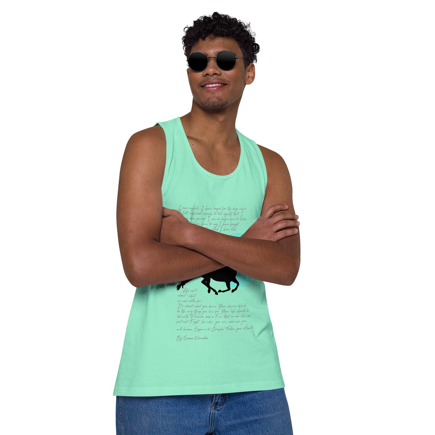 SIGUE A TU CORAZON (Follow Your Heart) Premium Tank Top