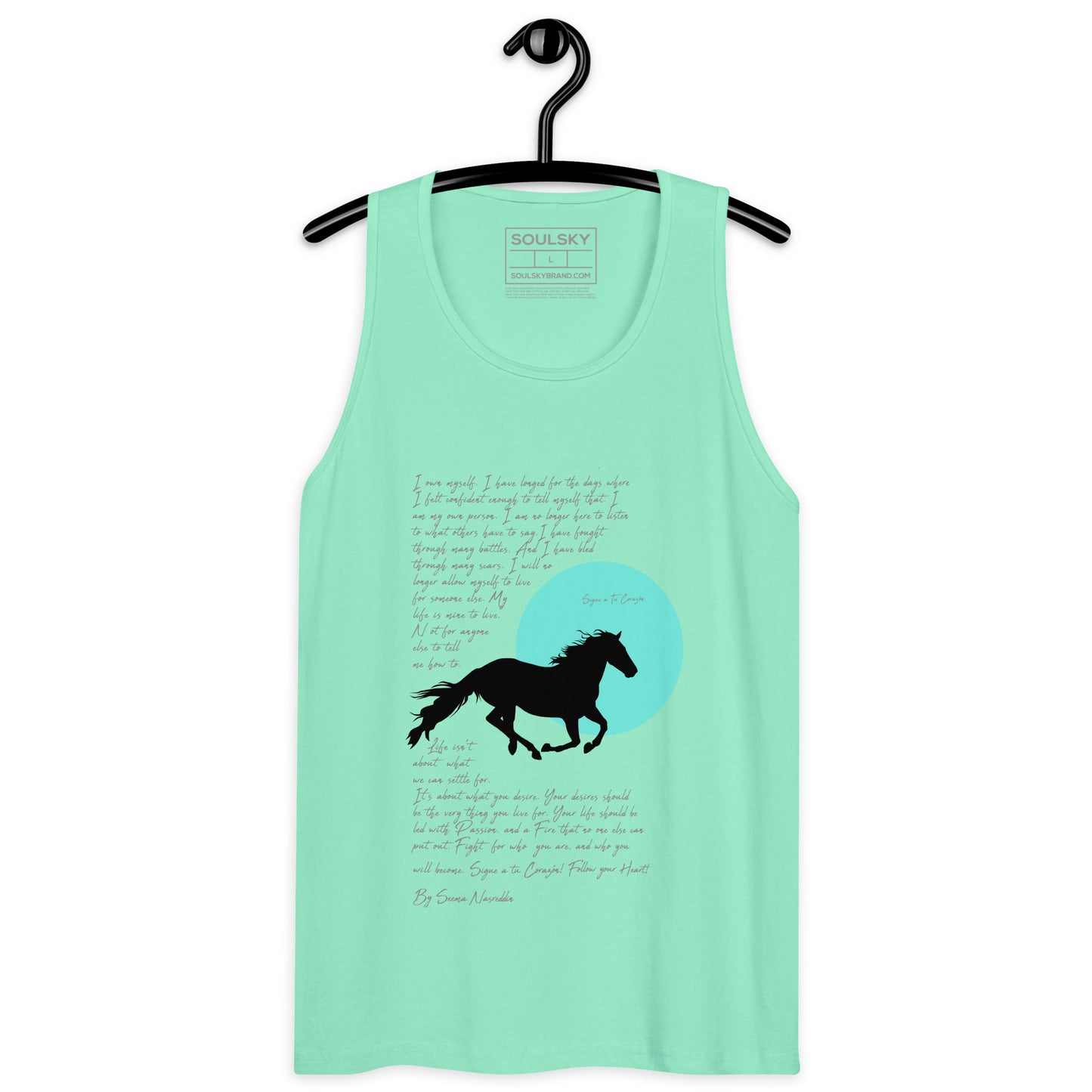 SIGUE A TU CORAZON (Follow Your Heart) Premium Tank Top
