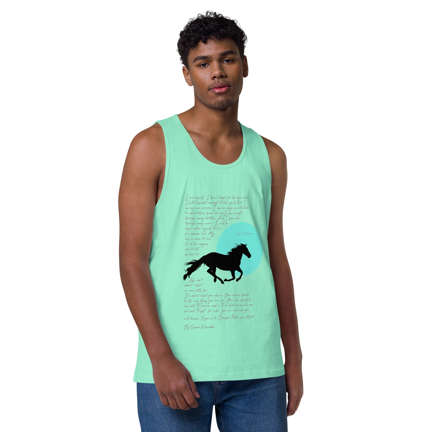 SIGUE A TU CORAZON (Follow Your Heart) Premium Tank Top