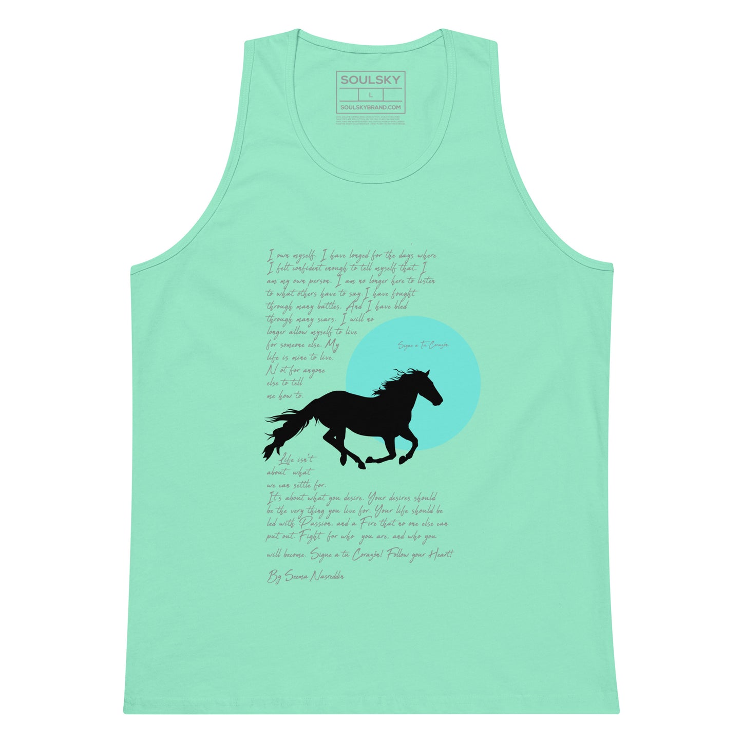 SIGUE A TU CORAZON (Follow Your Heart) Premium Tank Top
