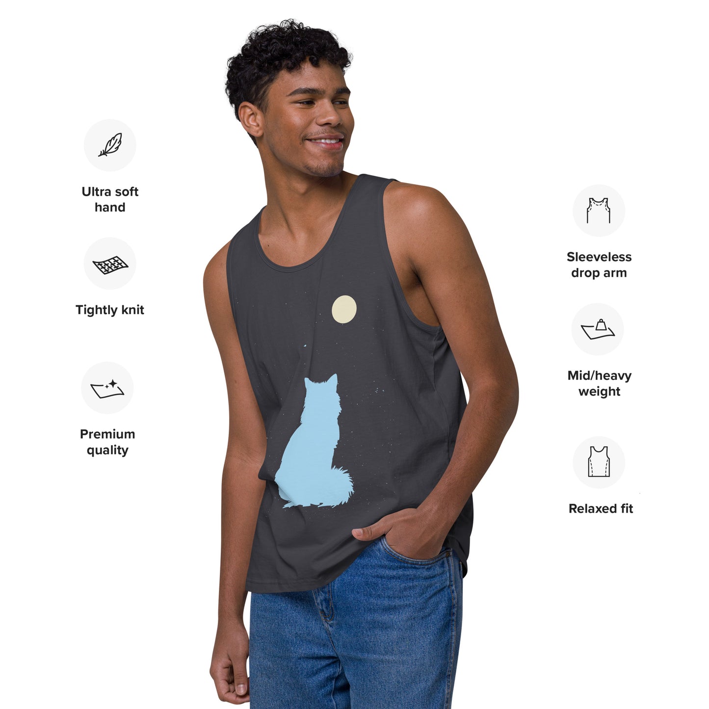 STAR GAZING Premium Tank Top