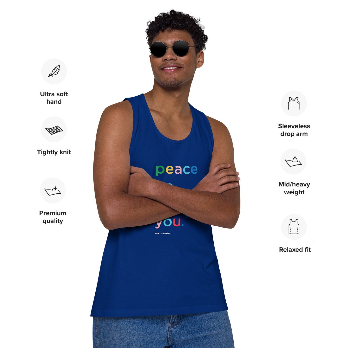 PEACE BE UPON YOU Premium Tank Top