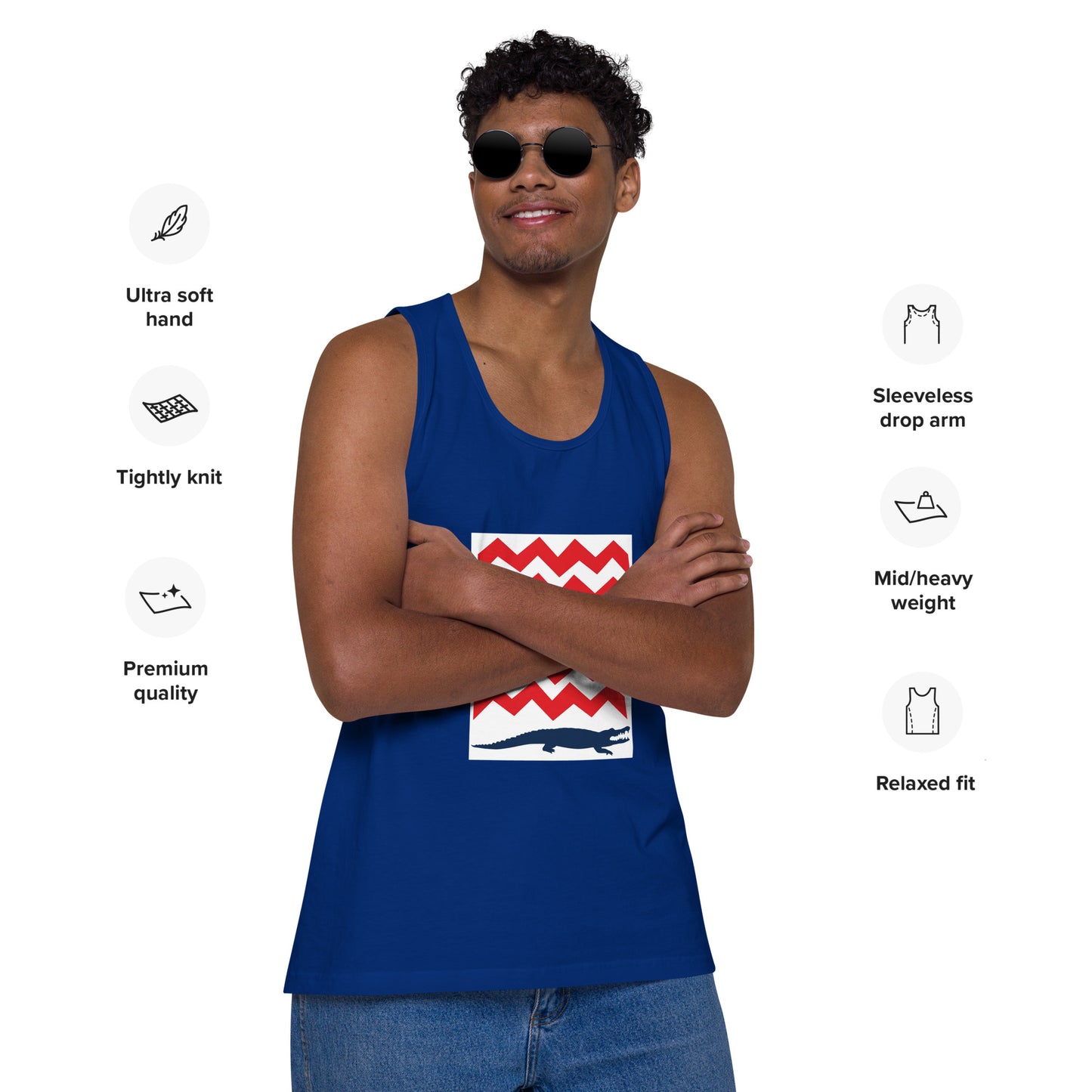 BE PATIENT Premium Tank Top (Dark Colors)