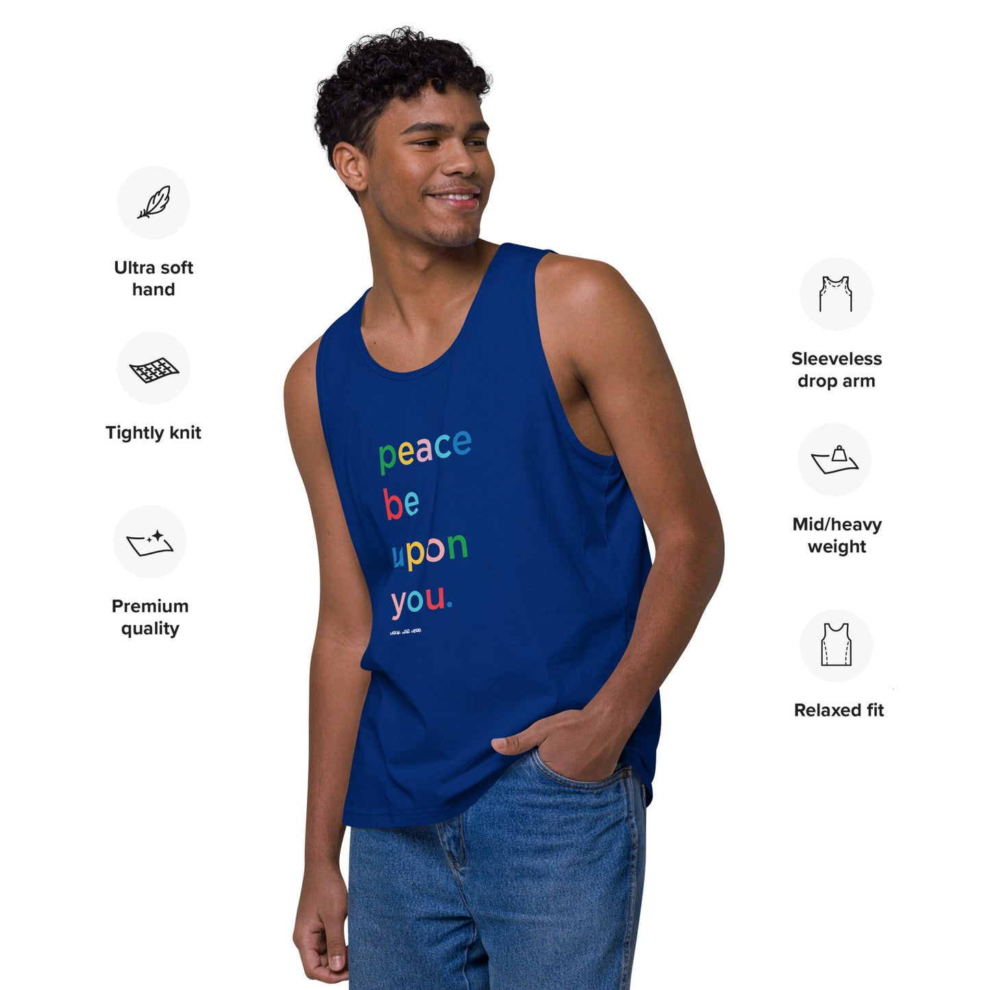 PEACE BE UPON YOU Premium Tank Top