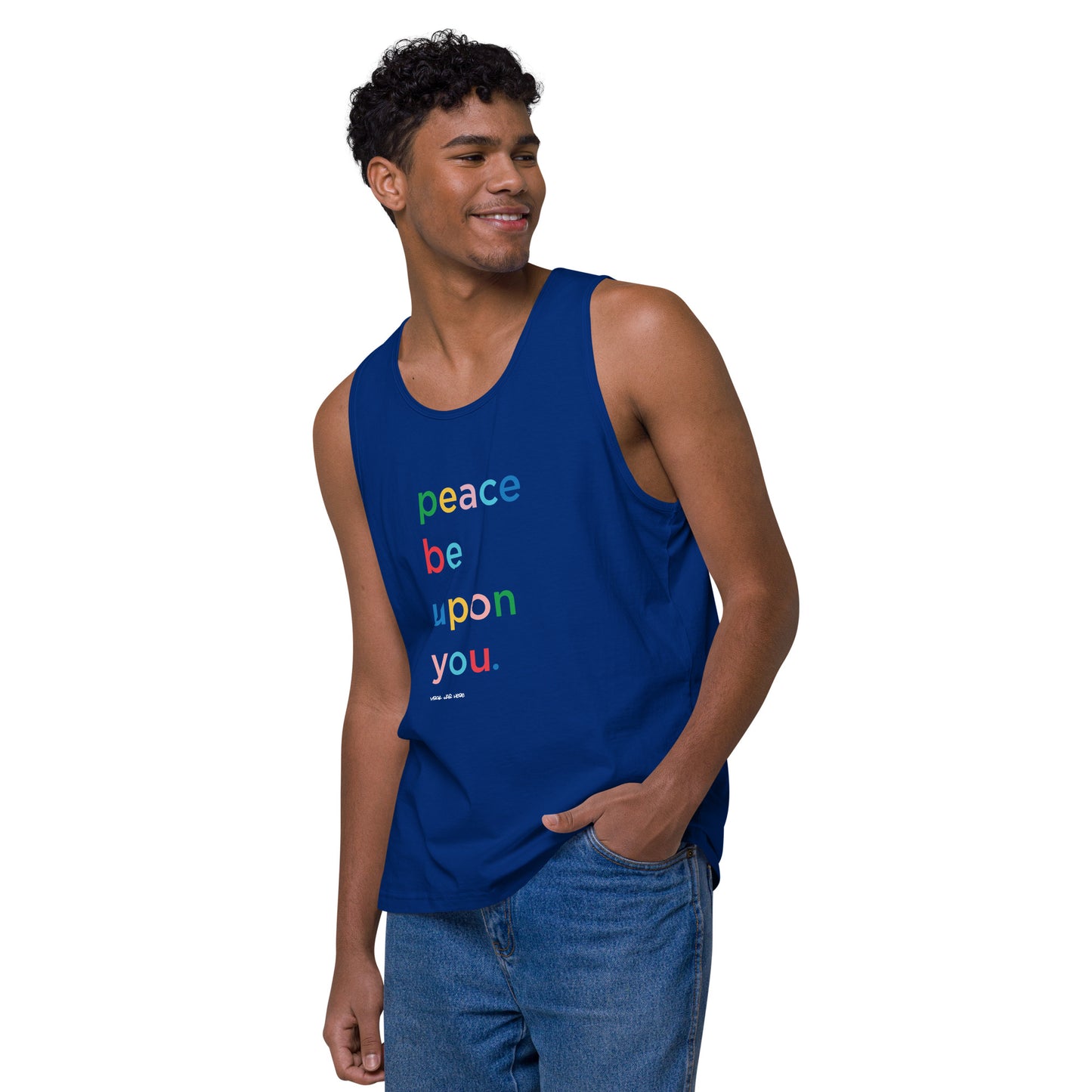 PEACE BE UPON YOU Premium Tank Top