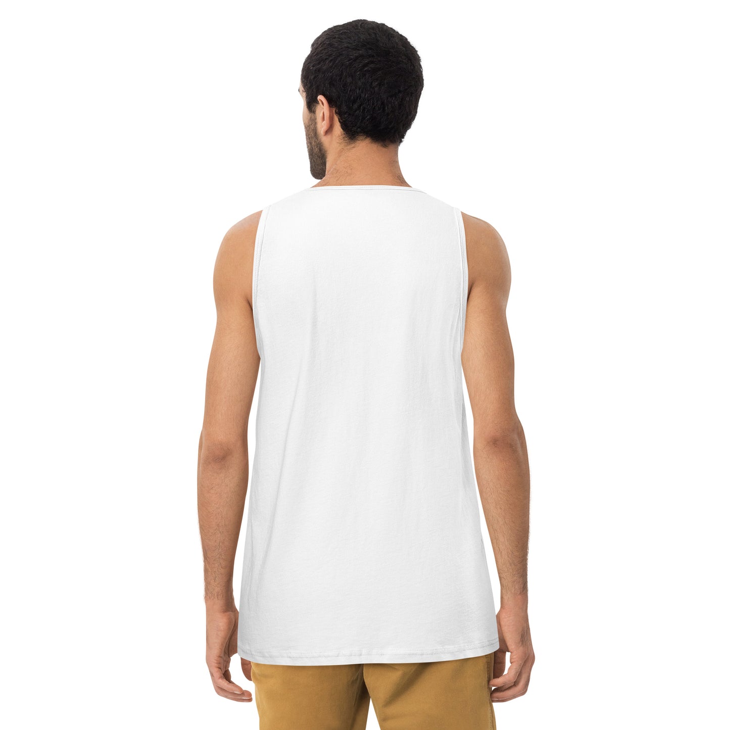 AFRICA PRIMARY Premium Tank Top (White) - SOULSKY