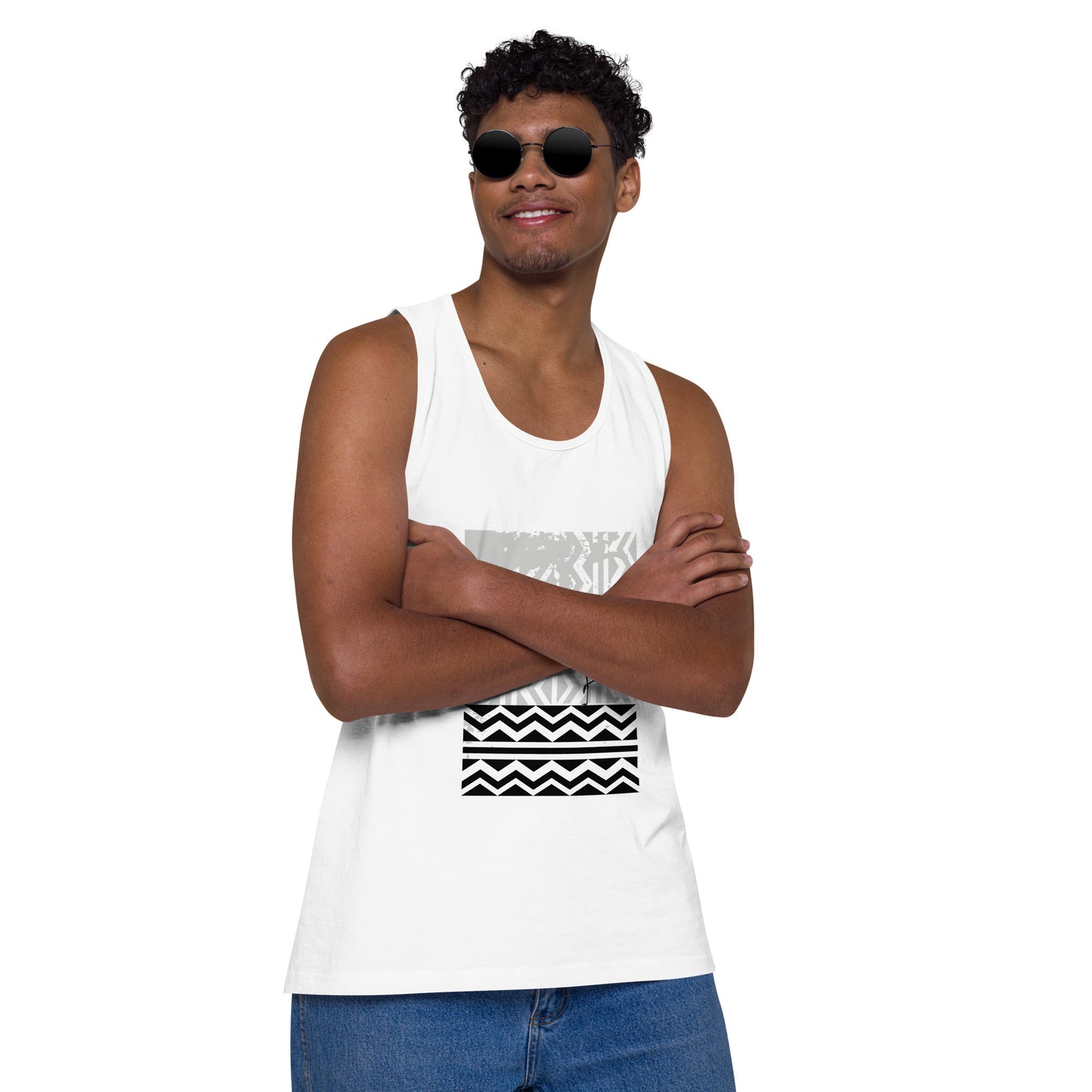 ONE STEP AT A TIME Premium Tank Top