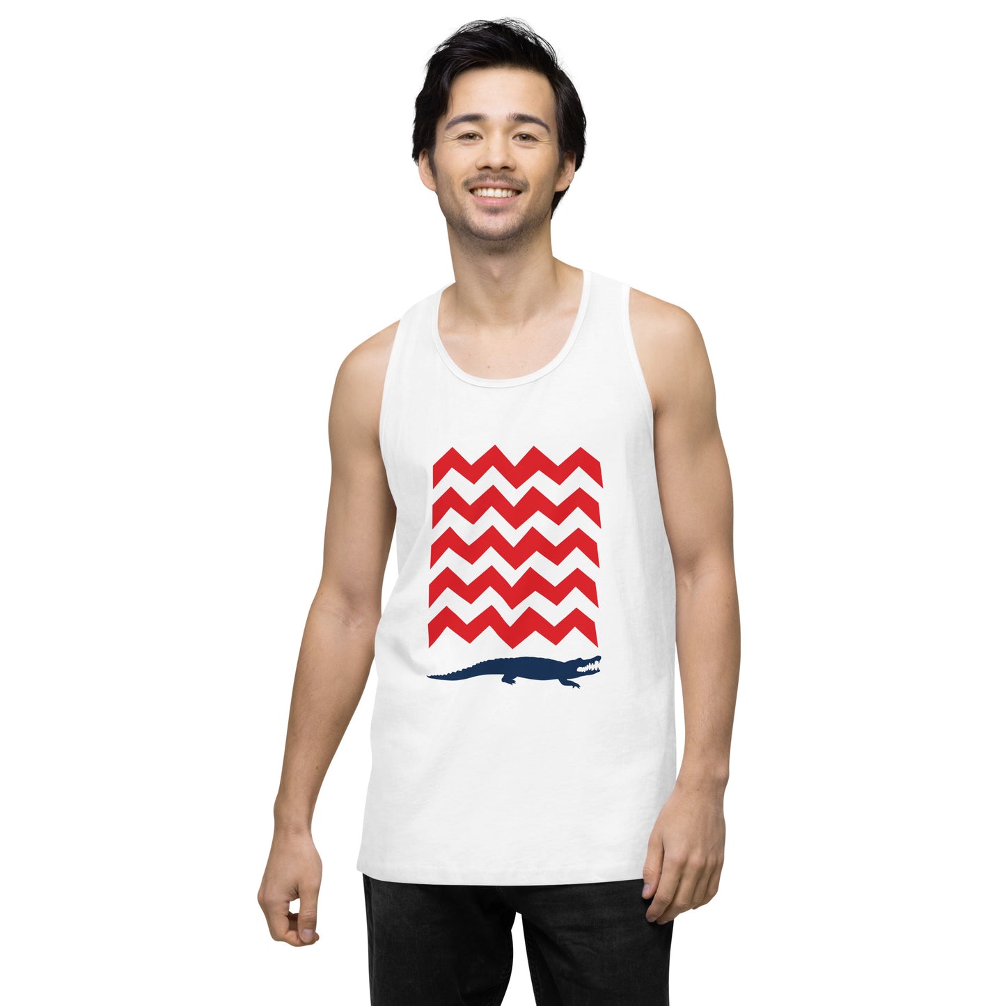 BE PATIENT Premium Tank Top (White)