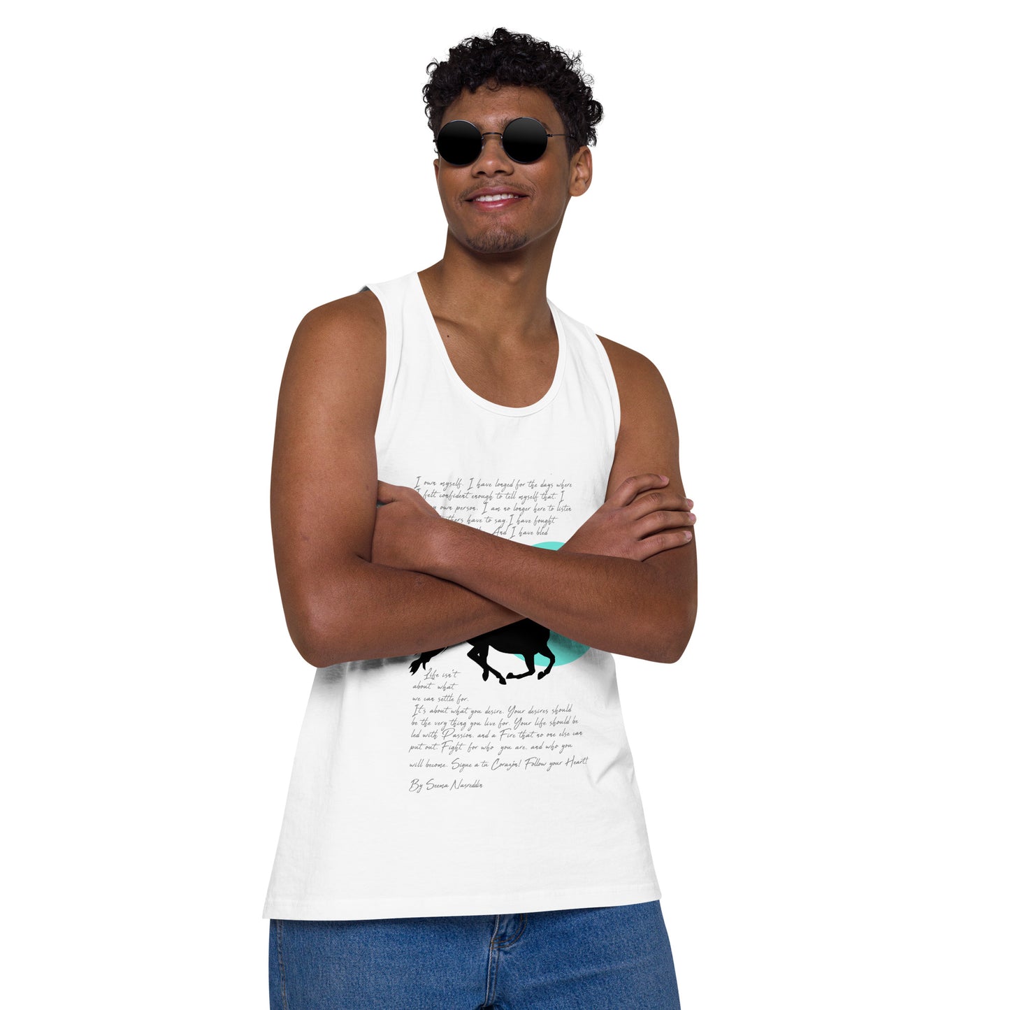 SIGUE A TU CORAZON (Follow Your Heart) Premium Tank Top