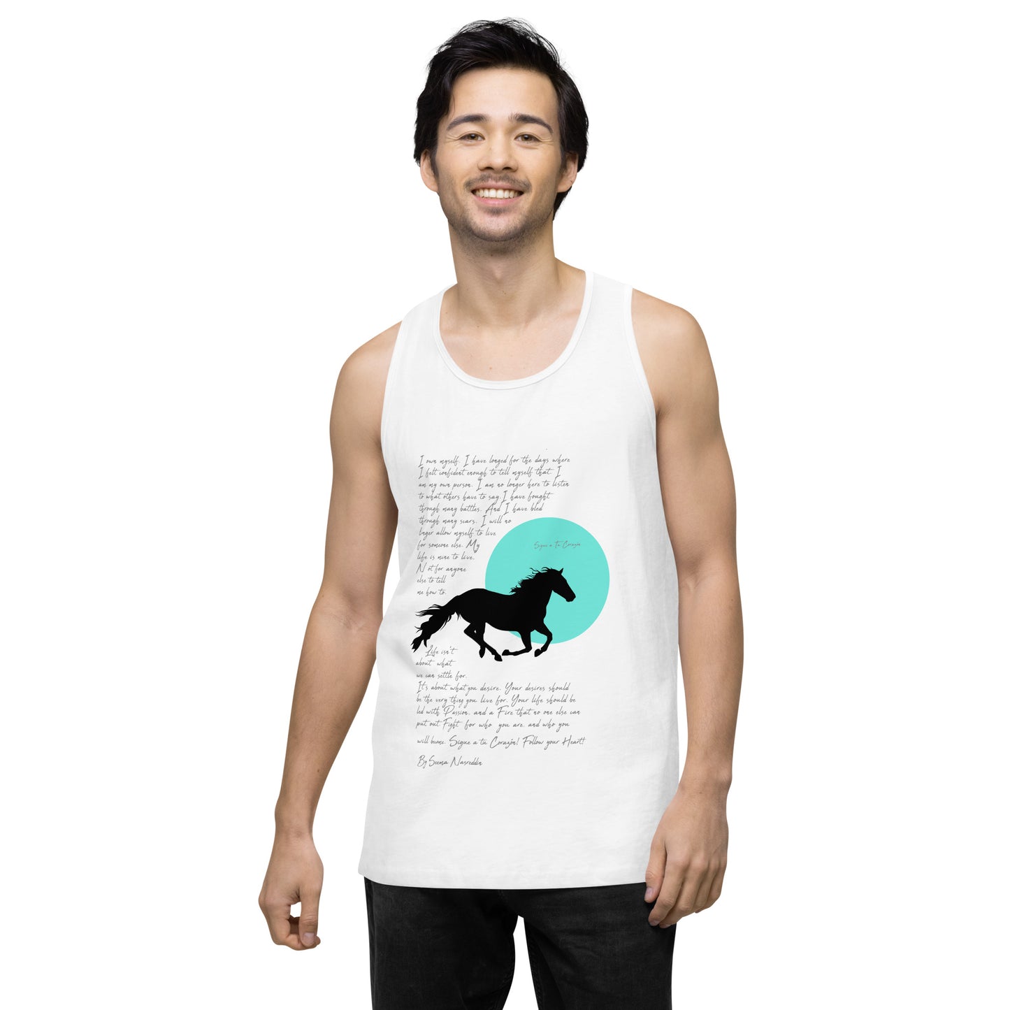 SIGUE A TU CORAZON (Follow Your Heart) Premium Tank Top