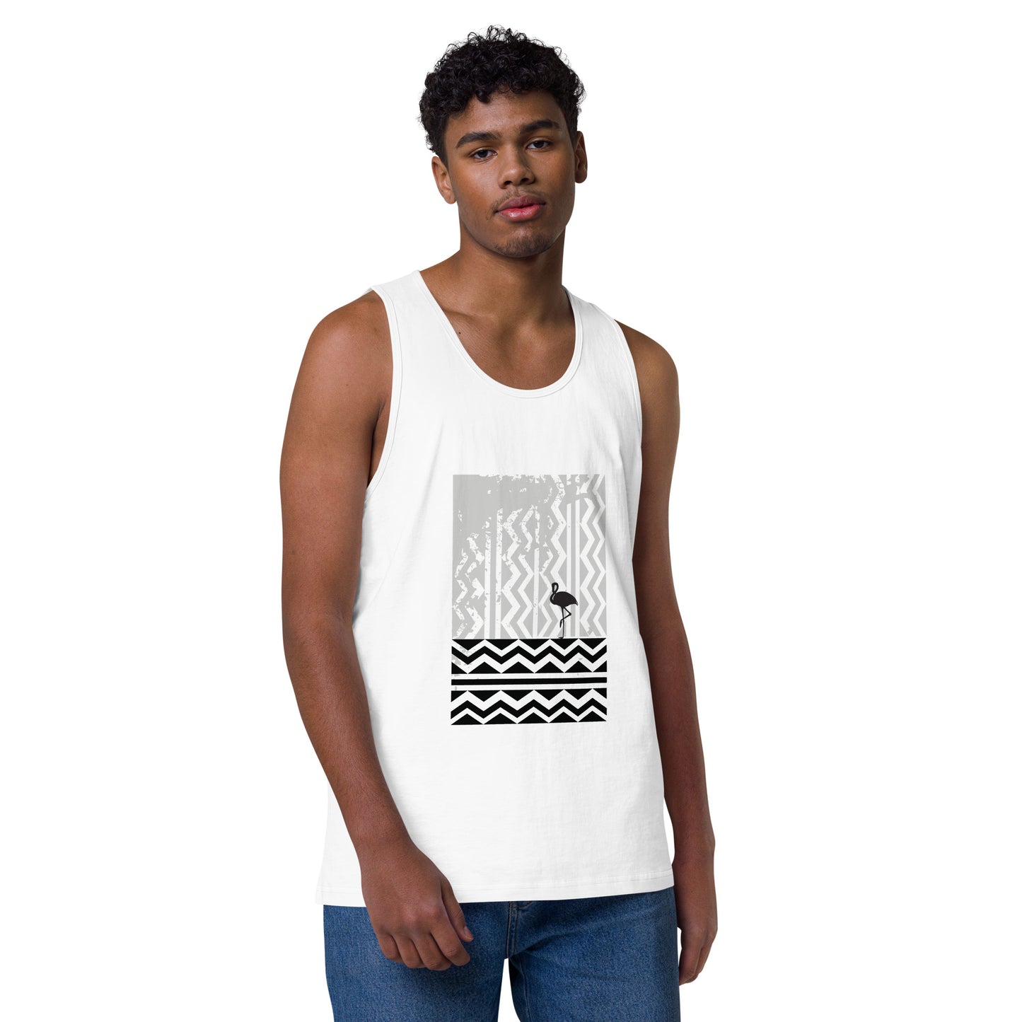 ONE STEP AT A TIME Premium Tank Top