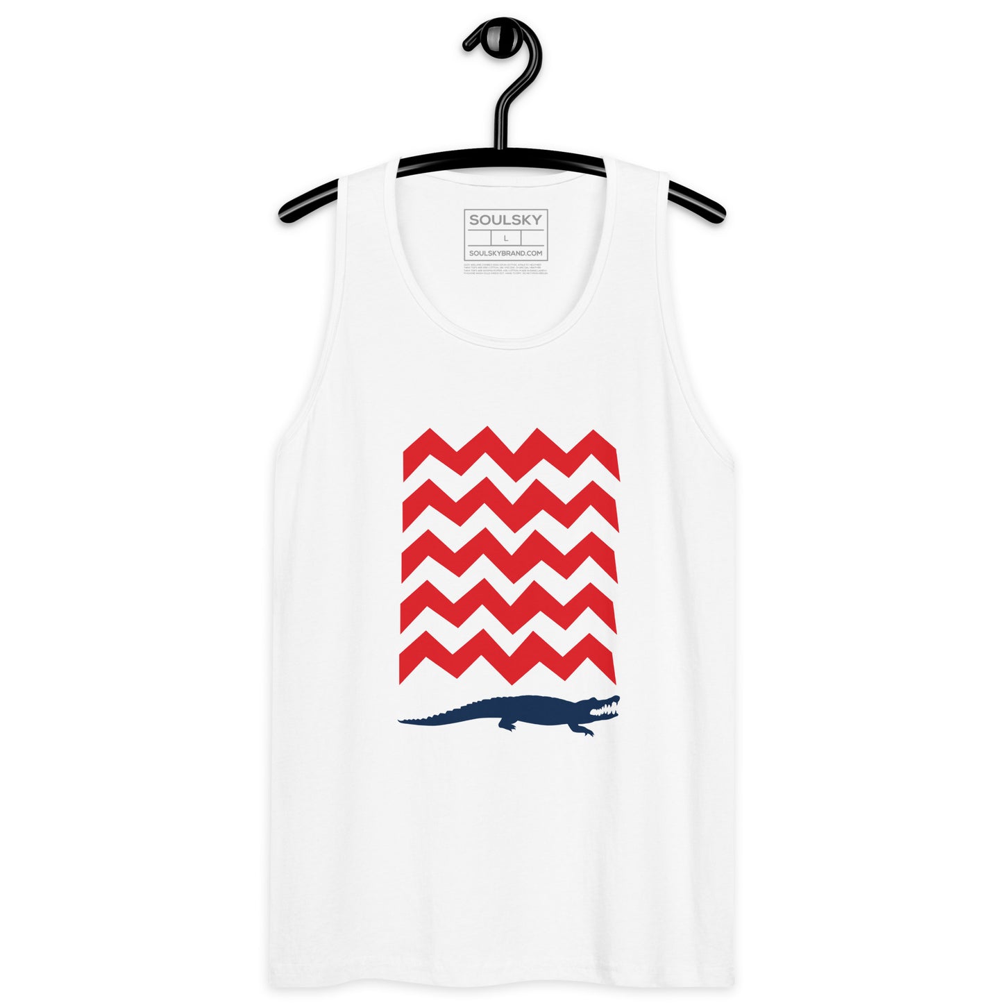 BE PATIENT Premium Tank Top (White)
