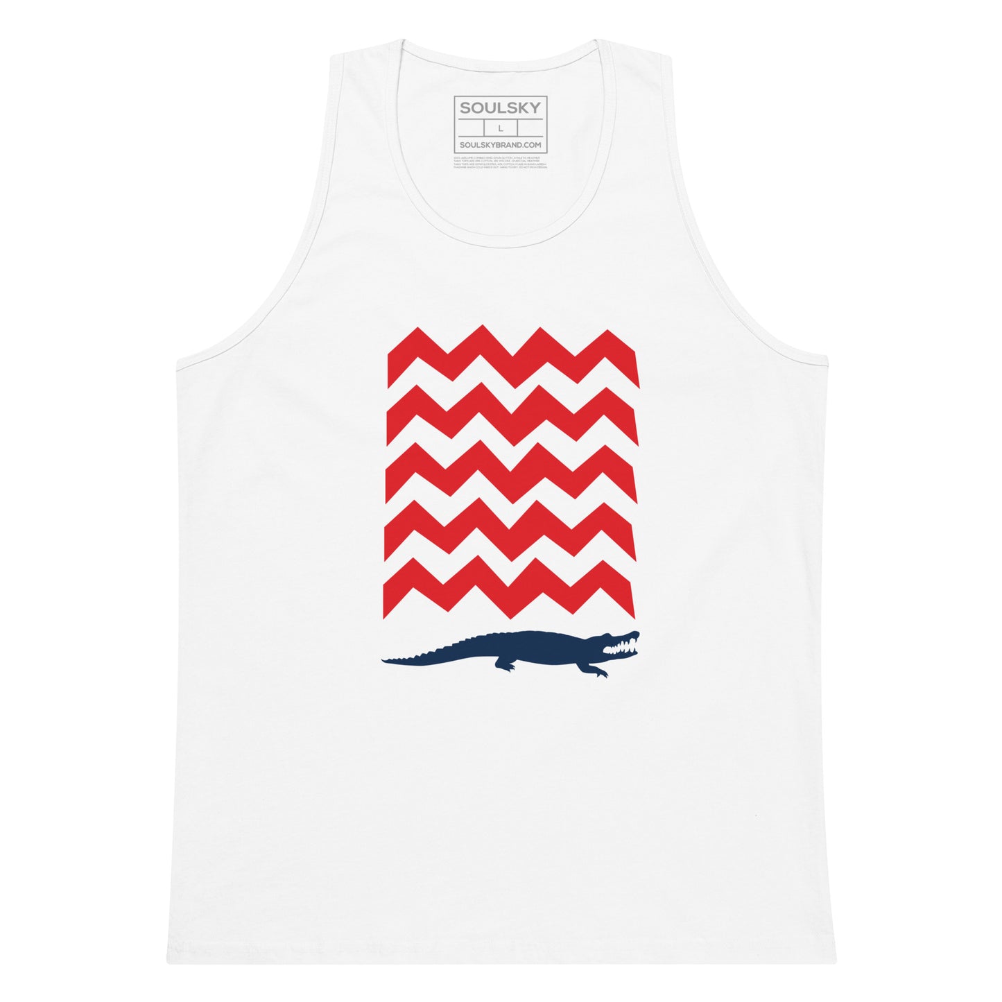 BE PATIENT Premium Tank Top (White)