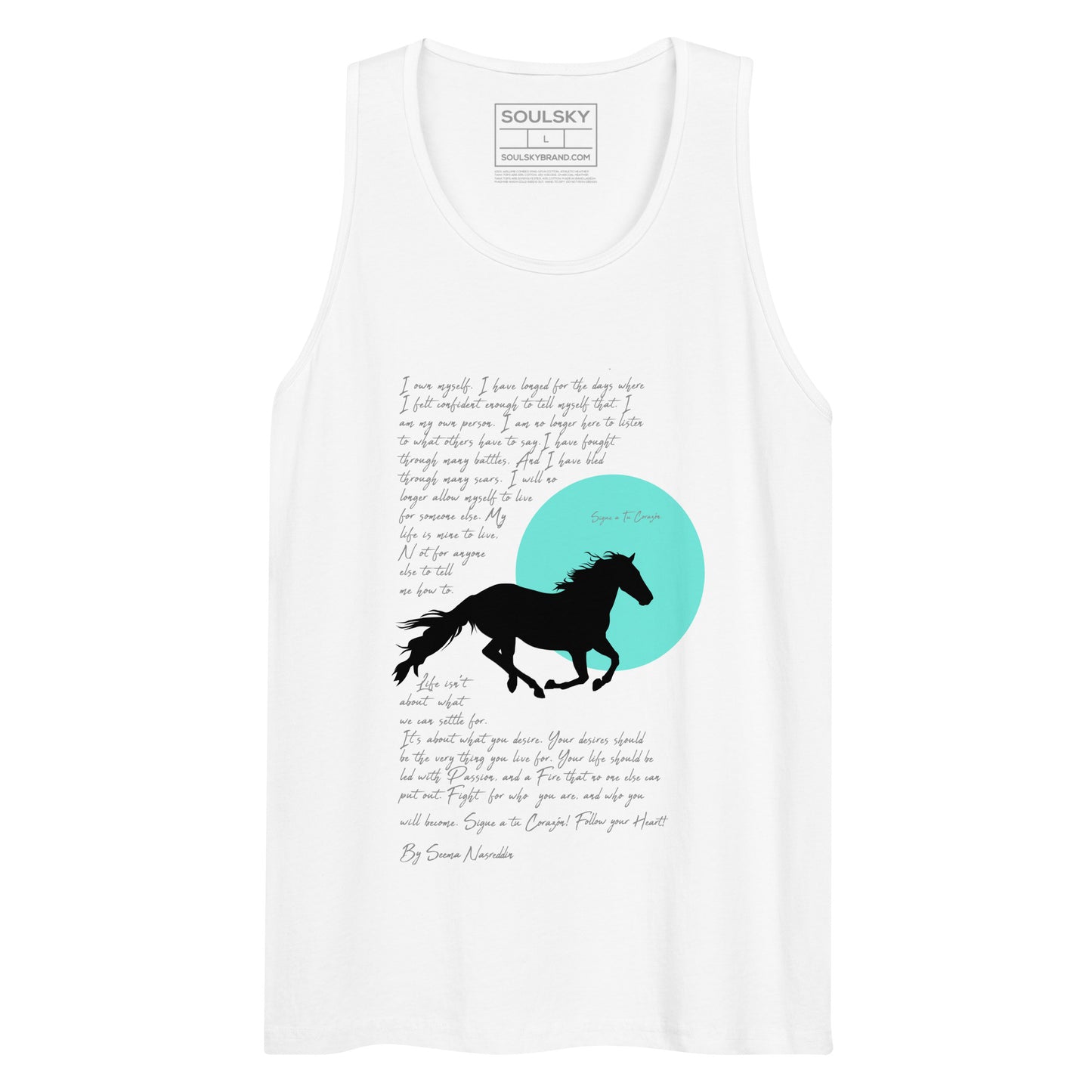 SIGUE A TU CORAZON (Follow Your Heart) Premium Tank Top