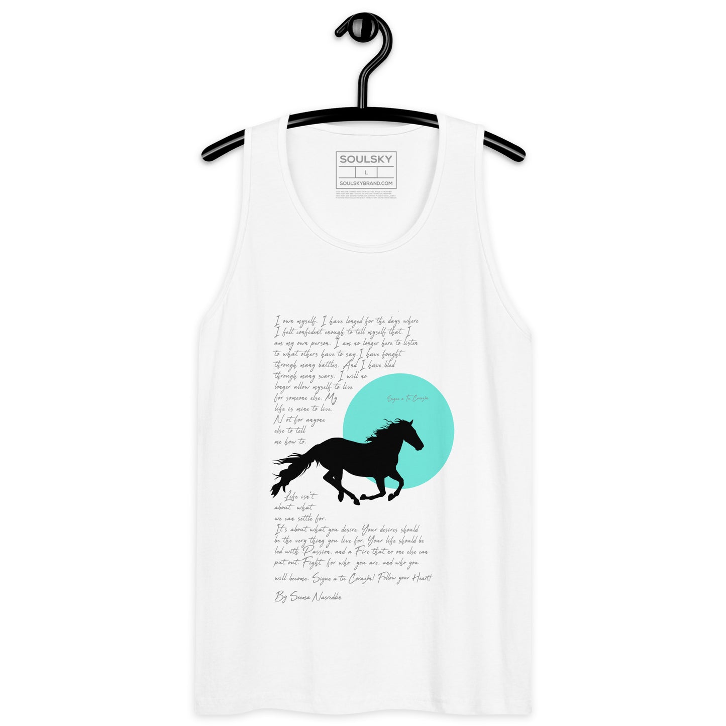 SIGUE A TU CORAZON (Follow Your Heart) Premium Tank Top