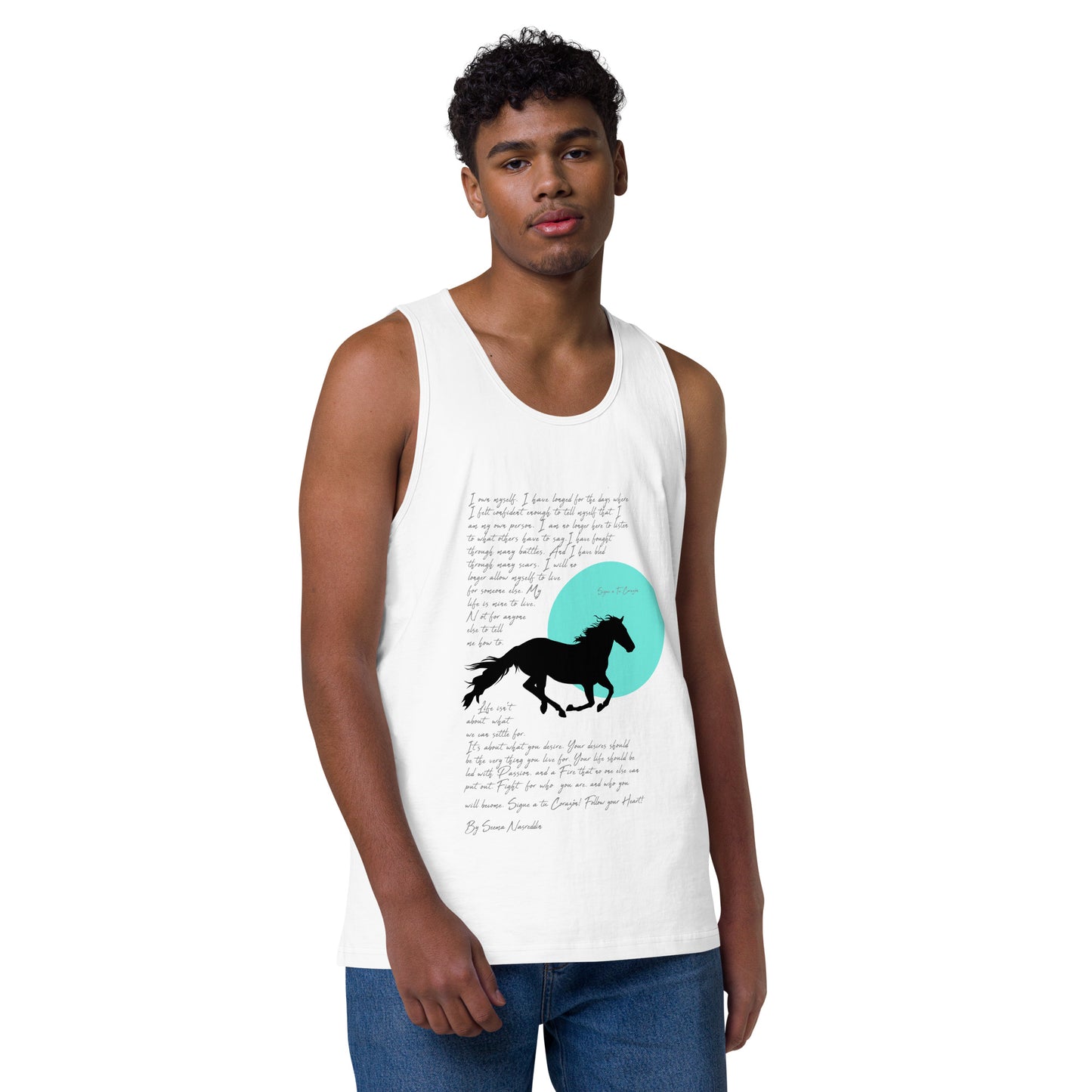 SIGUE A TU CORAZON (Follow Your Heart) Premium Tank Top