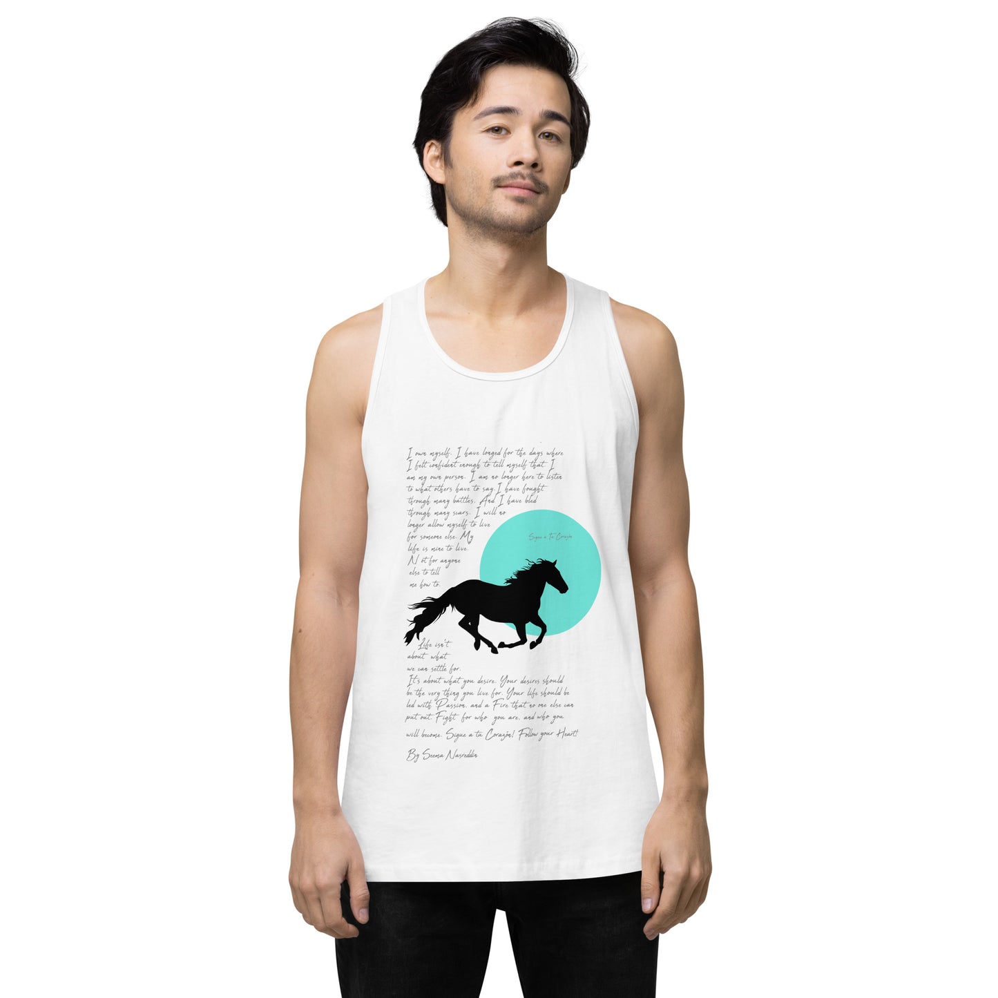 SIGUE A TU CORAZON (Follow Your Heart) Premium Tank Top