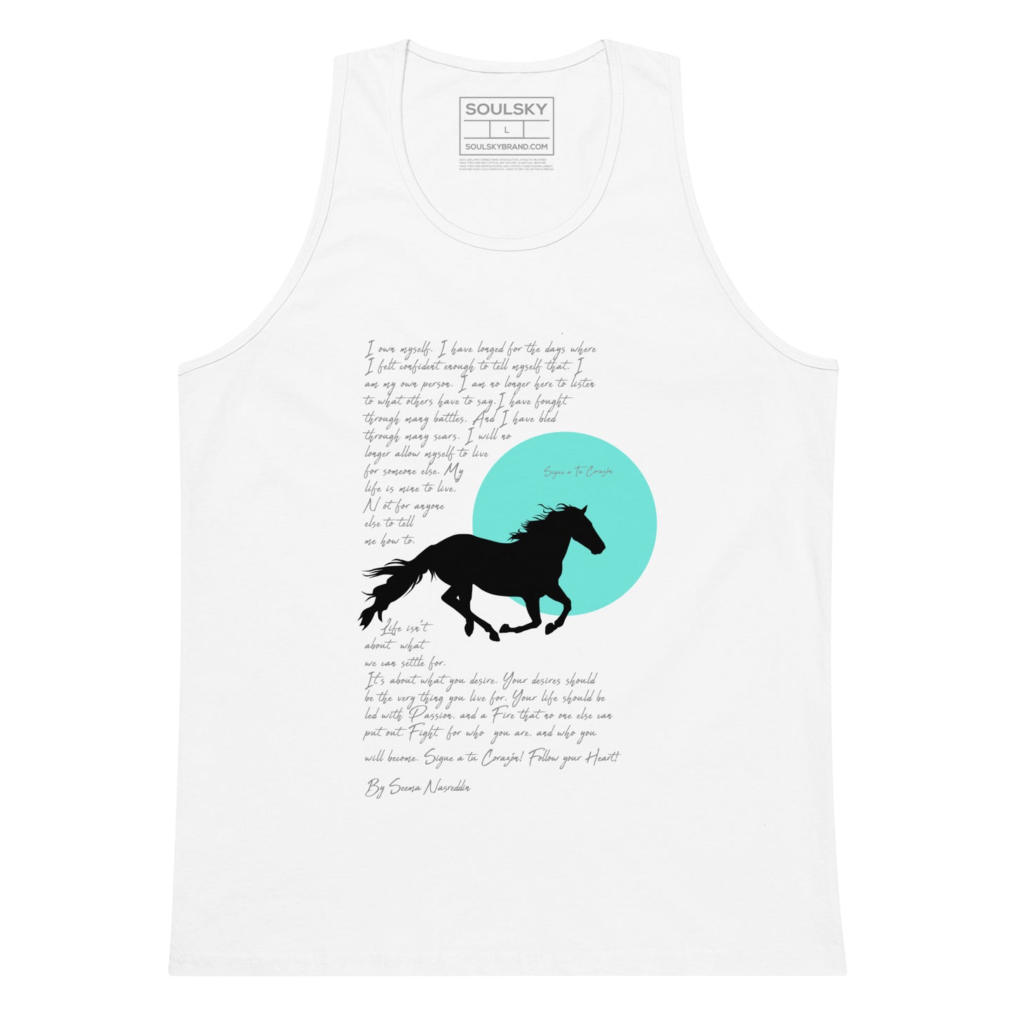 SIGUE A TU CORAZON (Follow Your Heart) Premium Tank Top