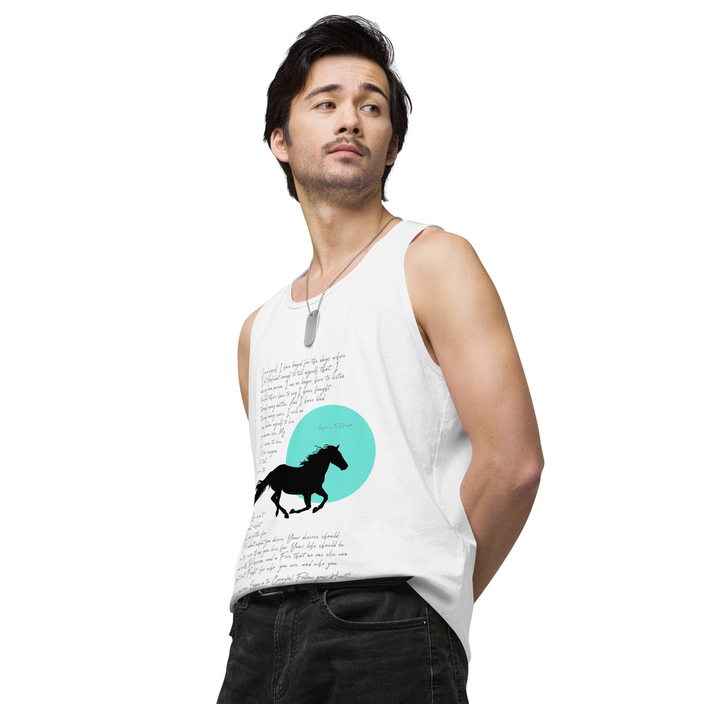 SIGUE A TU CORAZON (Follow Your Heart) Premium Tank Top