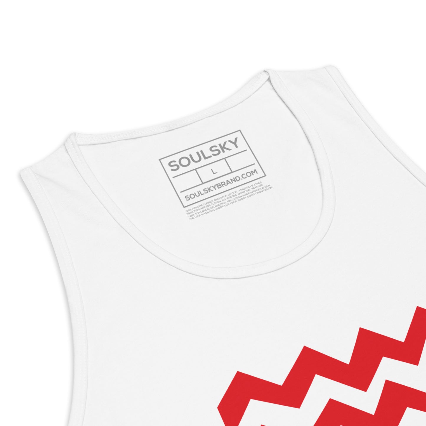 BE PATIENT Premium Tank Top (White)
