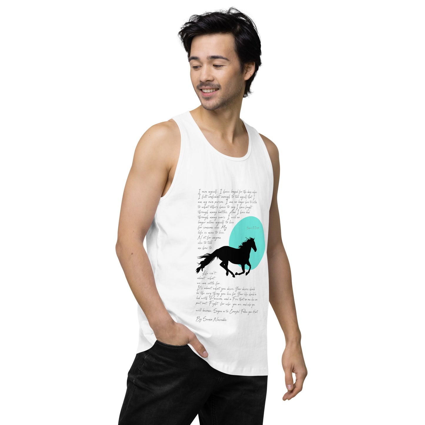 SIGUE A TU CORAZON (Follow Your Heart) Premium Tank Top