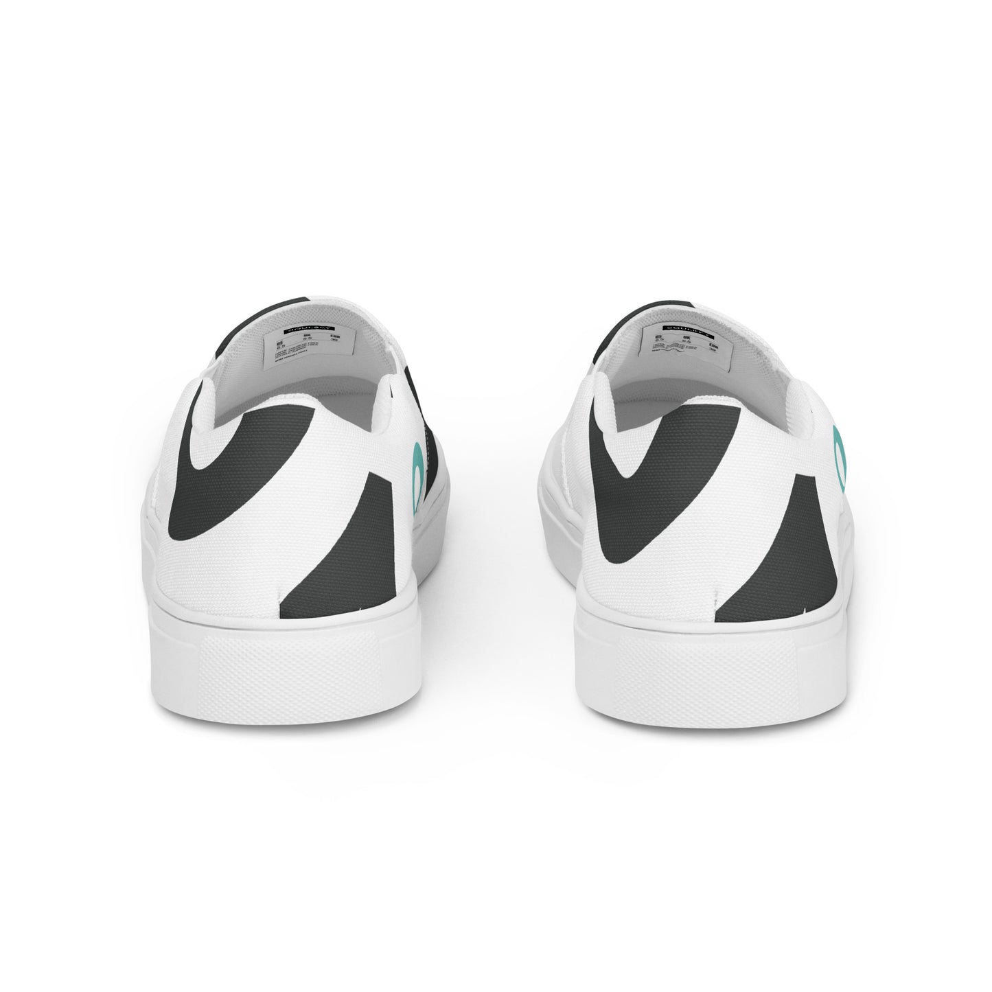 AFRICA IS THE FUTURE Men’s Slip-On Canvas Shoes (White)