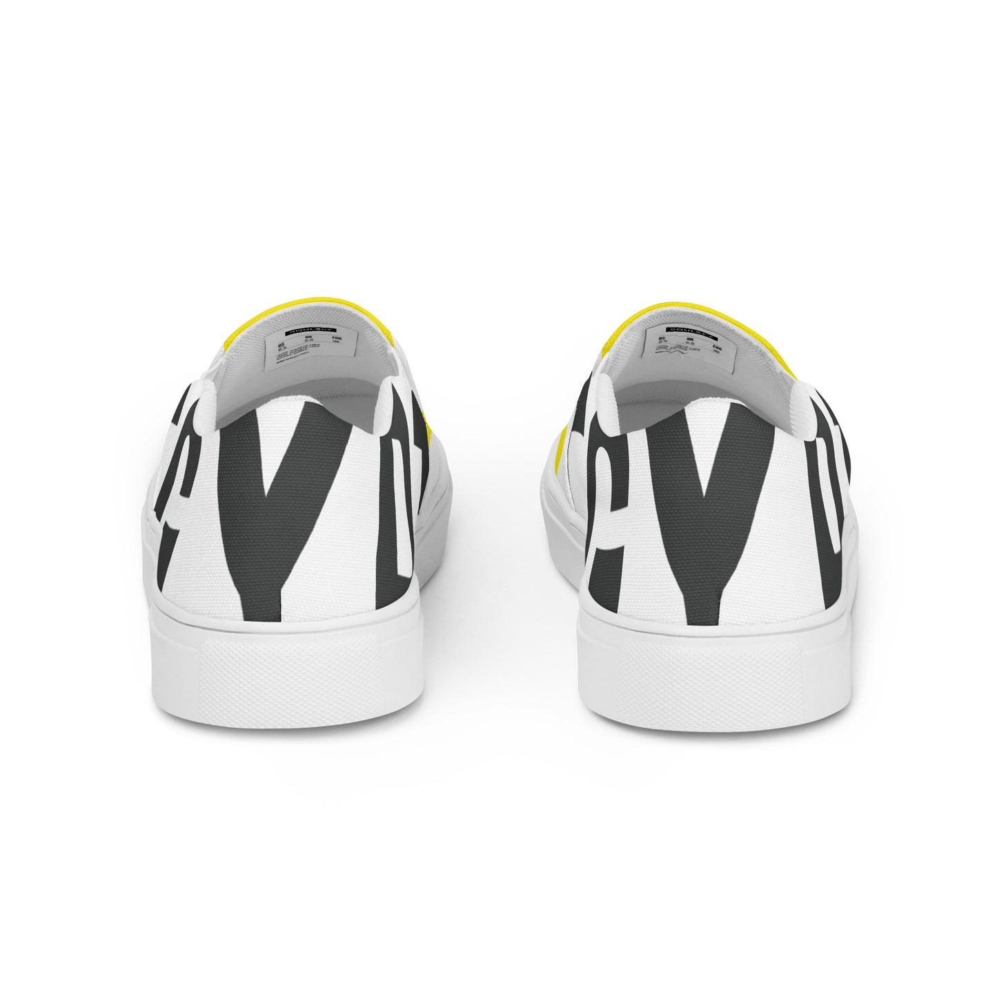 EGYPT Men’s Slip-On Canvas Shoes (White)