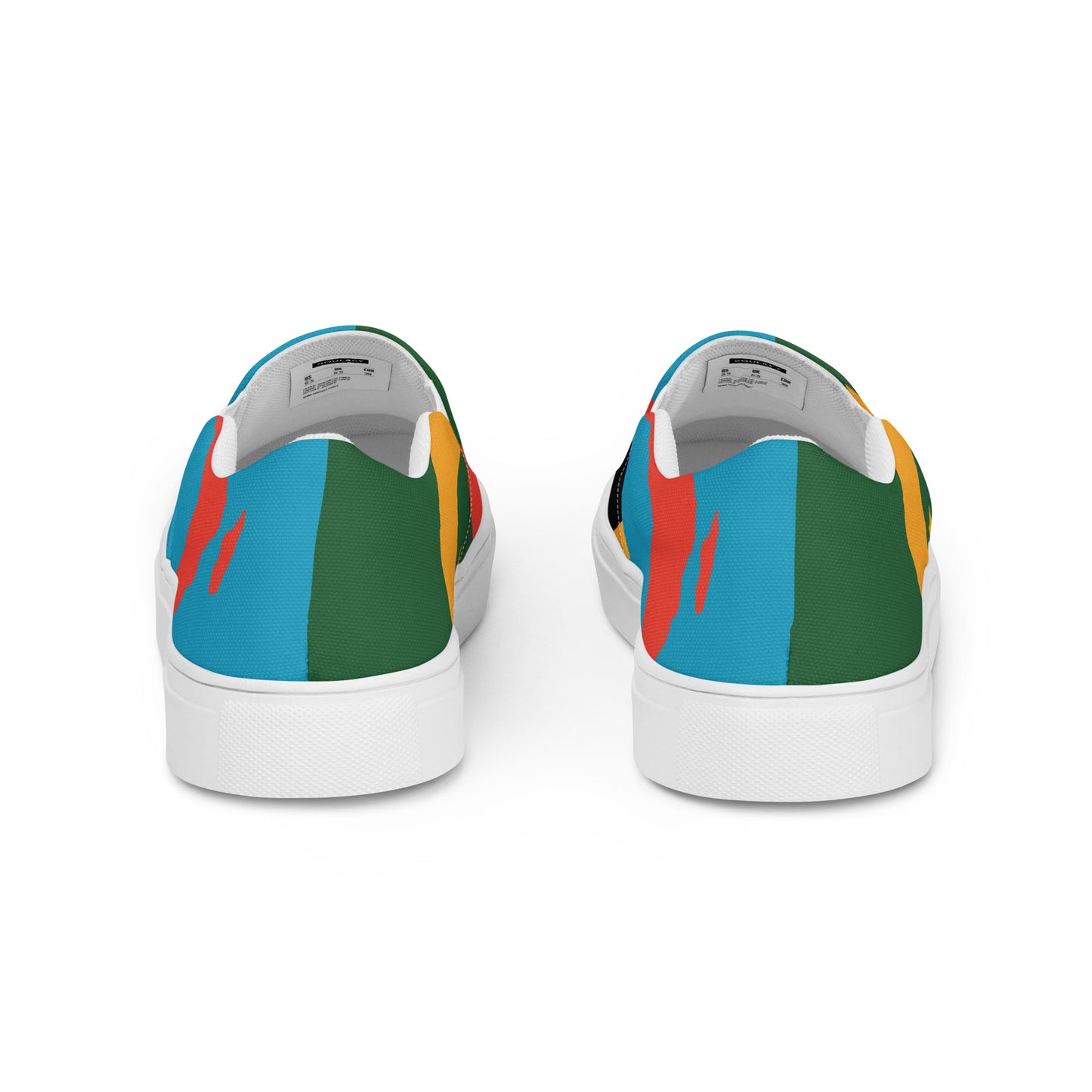 AFRICA WARHOL Men’s Slip-On Canvas Shoes (Bright)