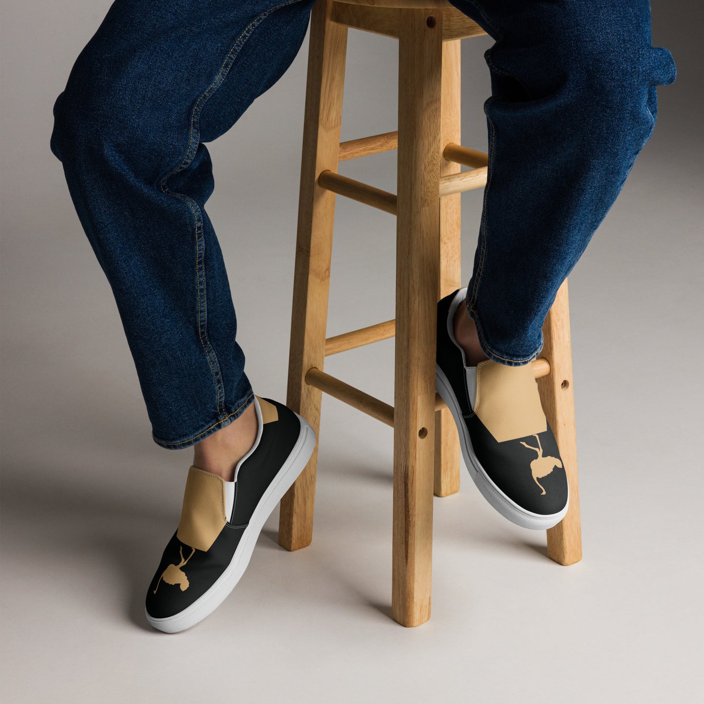 BE YOURSELF Men’s Slip-On Canvas Shoes