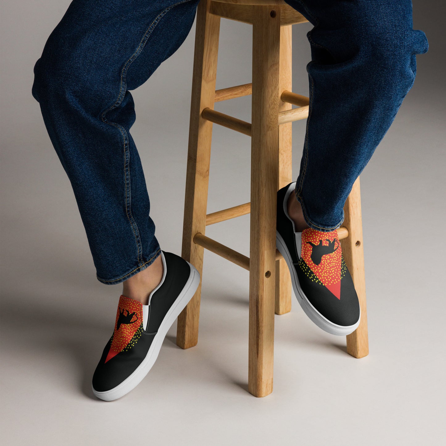 CENTER YOURSELF Men’s Slip-On Canvas Shoes