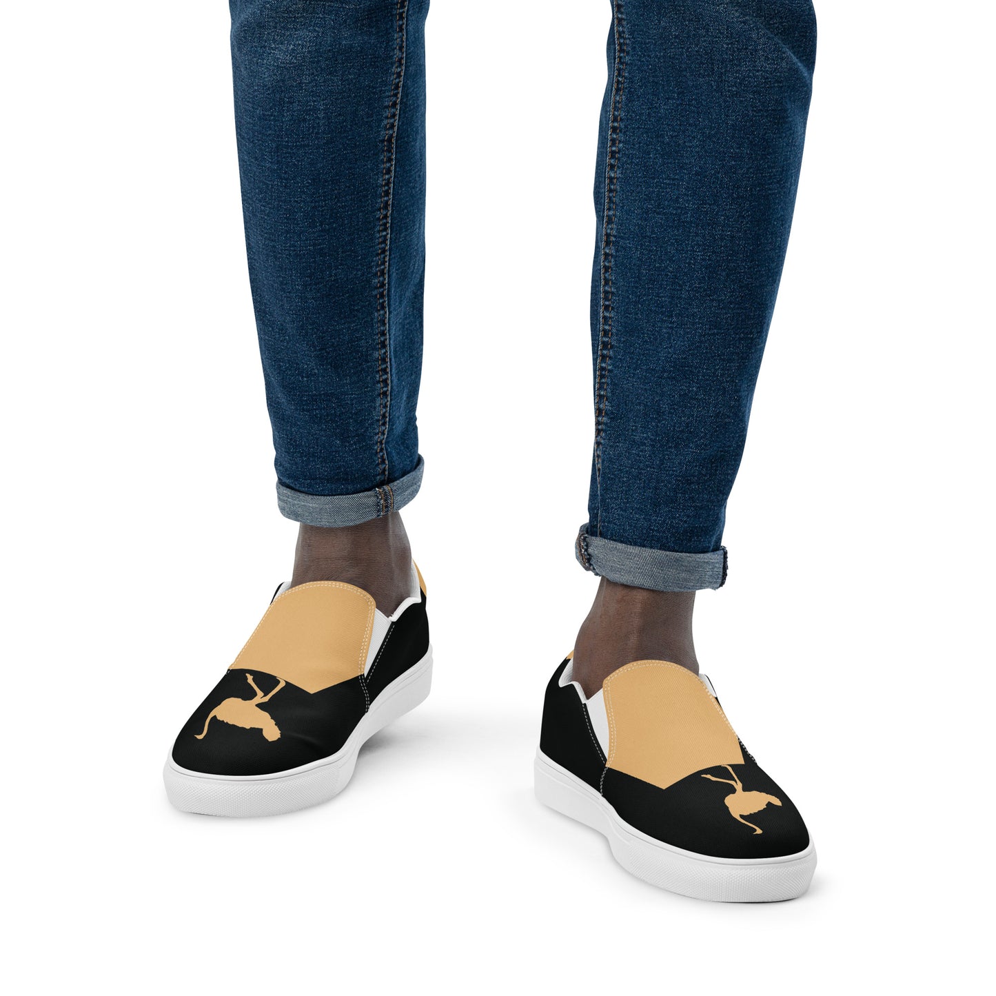 BE YOURSELF Men’s Slip-On Canvas Shoes
