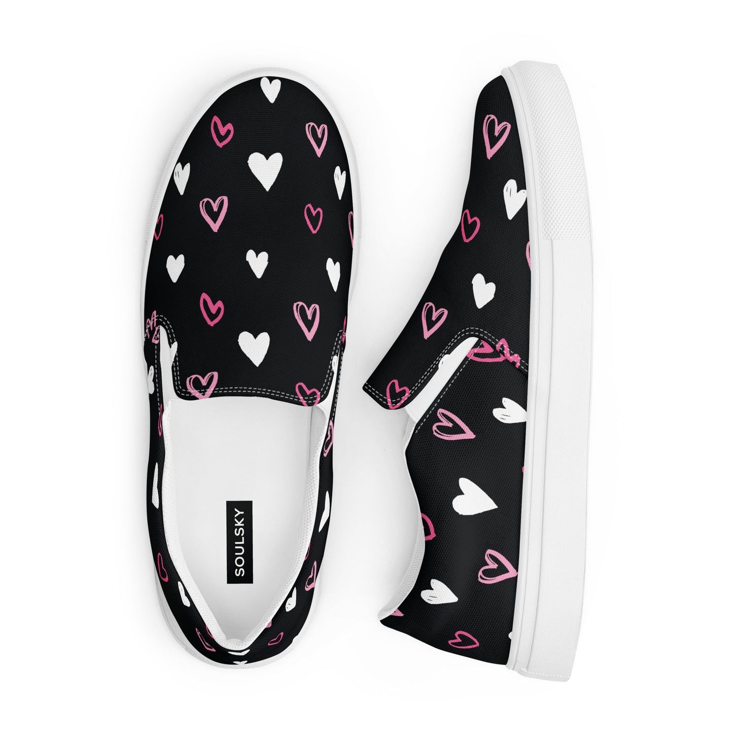 BE MY VALENTINE Men’s Slip-On Canvas Shoes