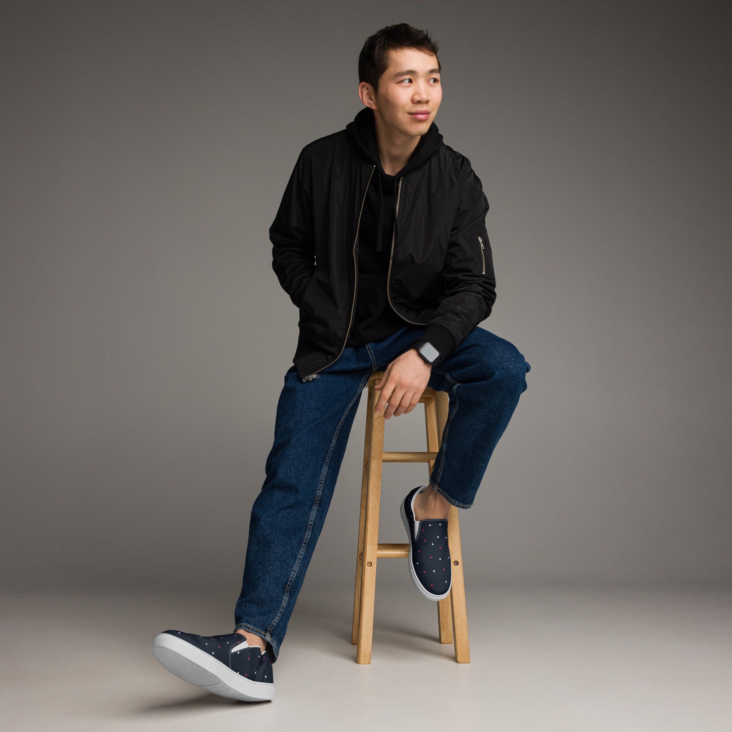CELEBRATE GOOD TIMES Men’s Slip-On Canvas Shoes