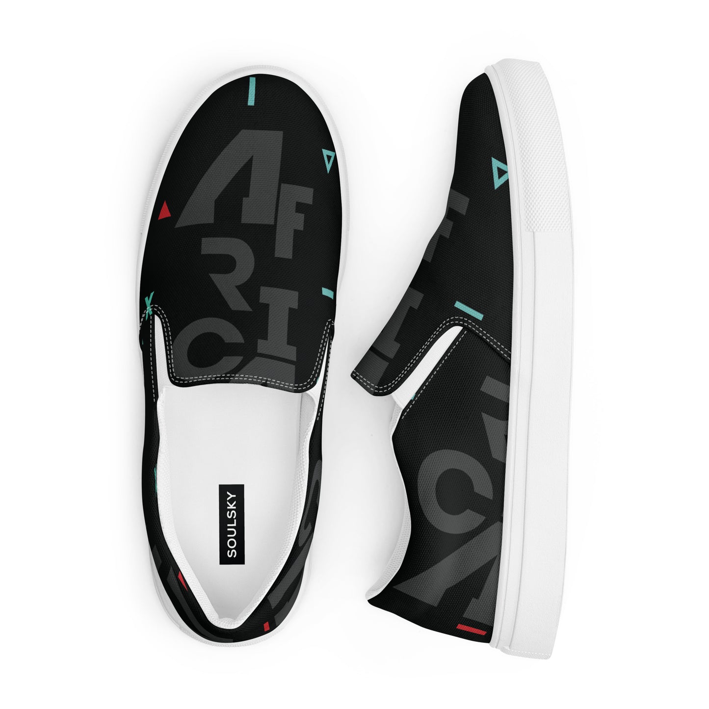 AFRICA IS THE FUTURE Men’s Slip-On Canvas Shoes