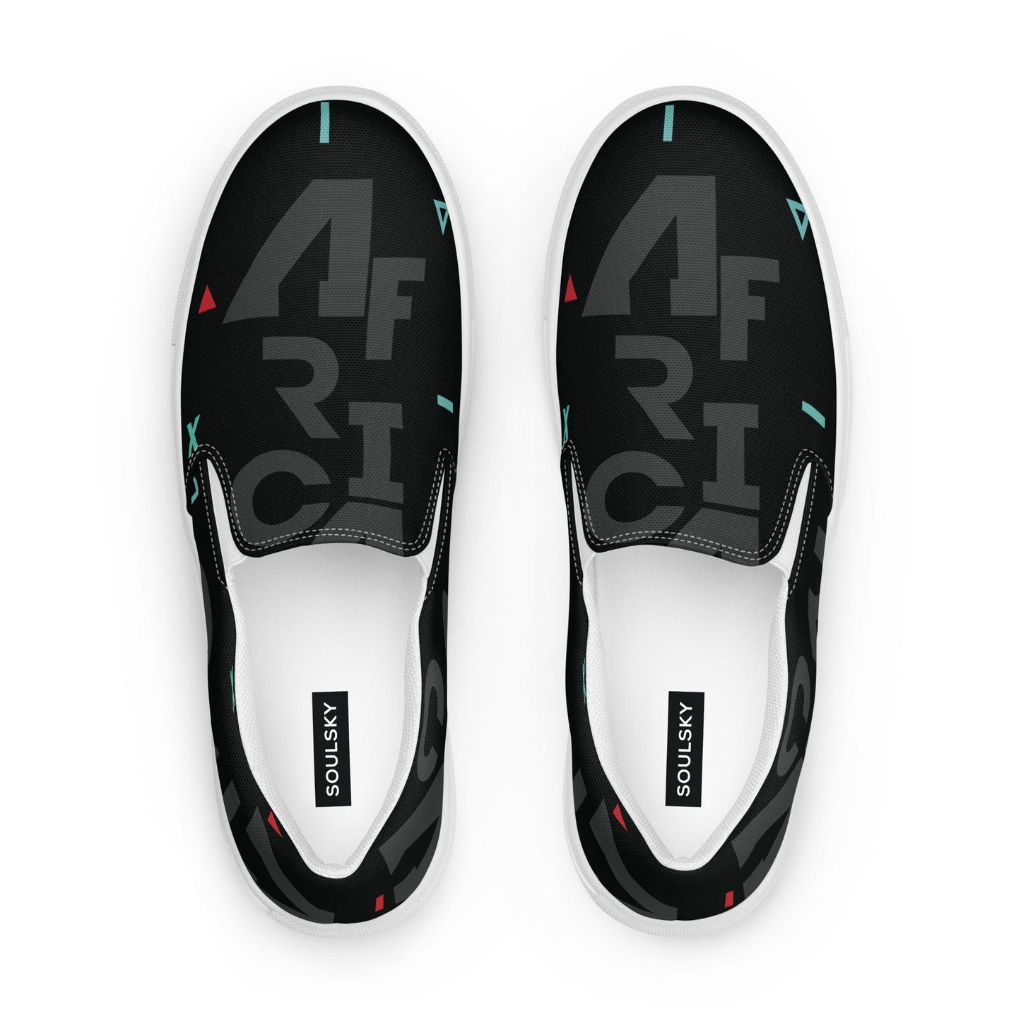 AFRICA IS THE FUTURE Men’s Slip-On Canvas Shoes
