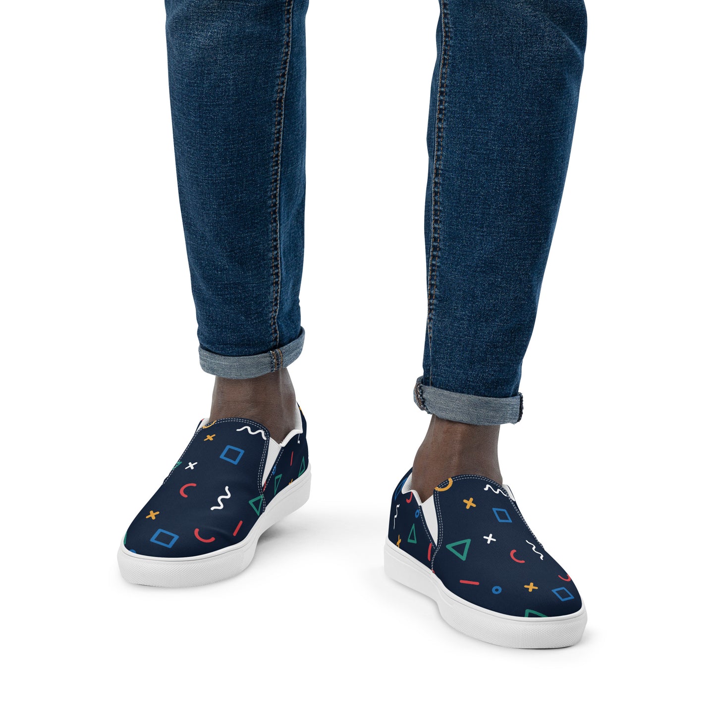 COSMIC Men’s Slip-On Canvas Shoes