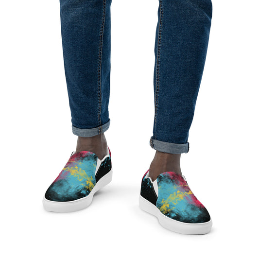 STARBURST Men’s Slip-On Canvas Shoes - SOULSKY
