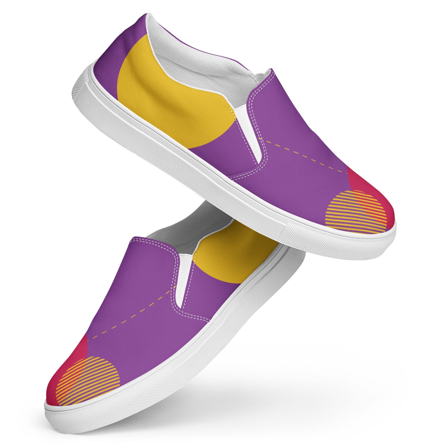 FOLLOW YOUR HEART Men’s Slip-On Canvas Shoes