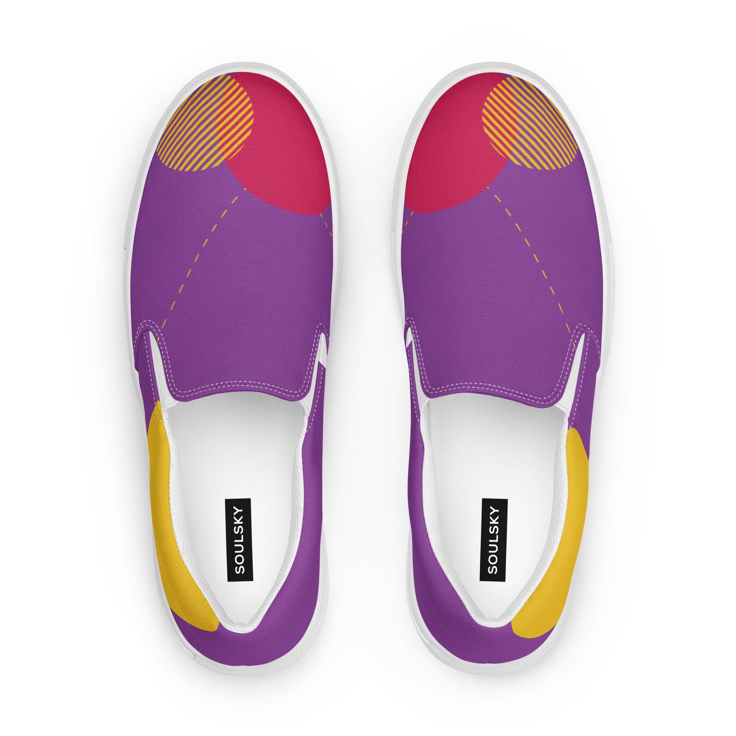 FOLLOW YOUR HEART Men’s Slip-On Canvas Shoes