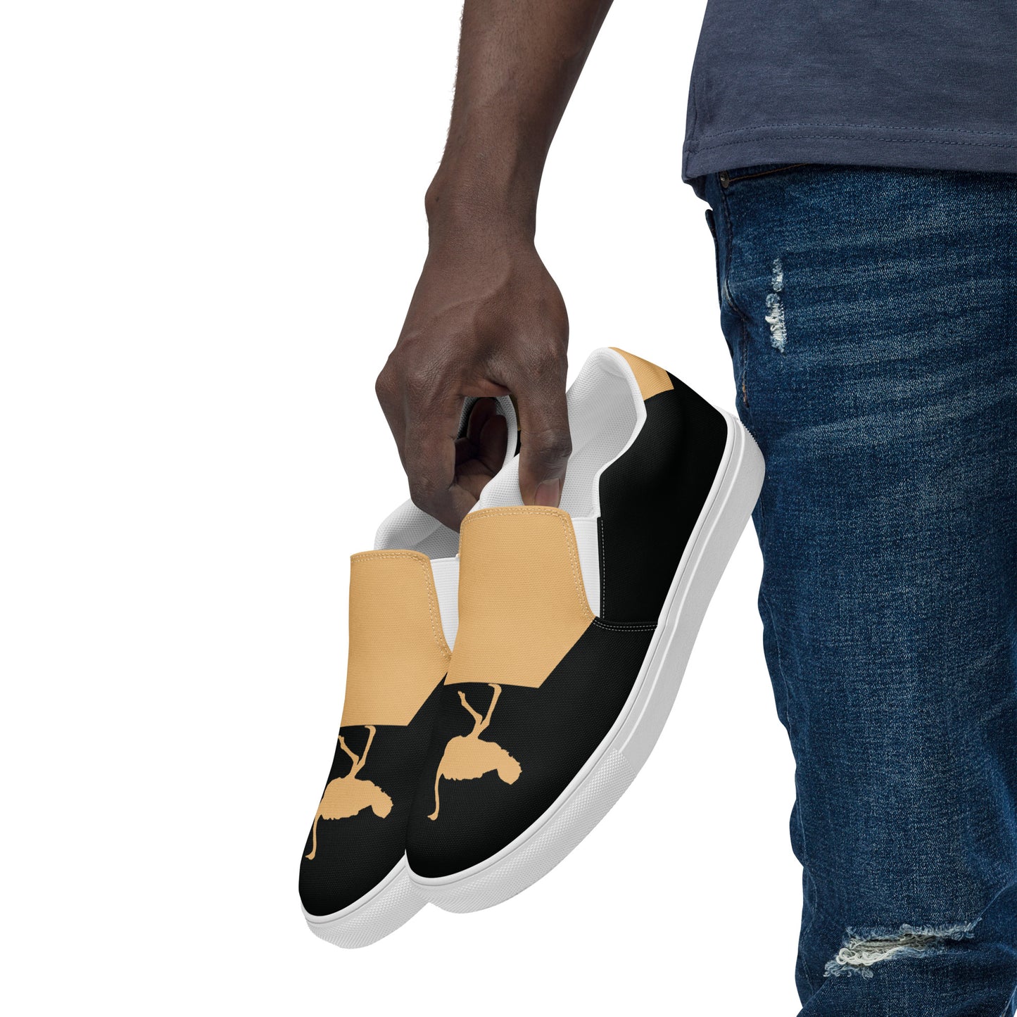 BE YOURSELF Men’s Slip-On Canvas Shoes